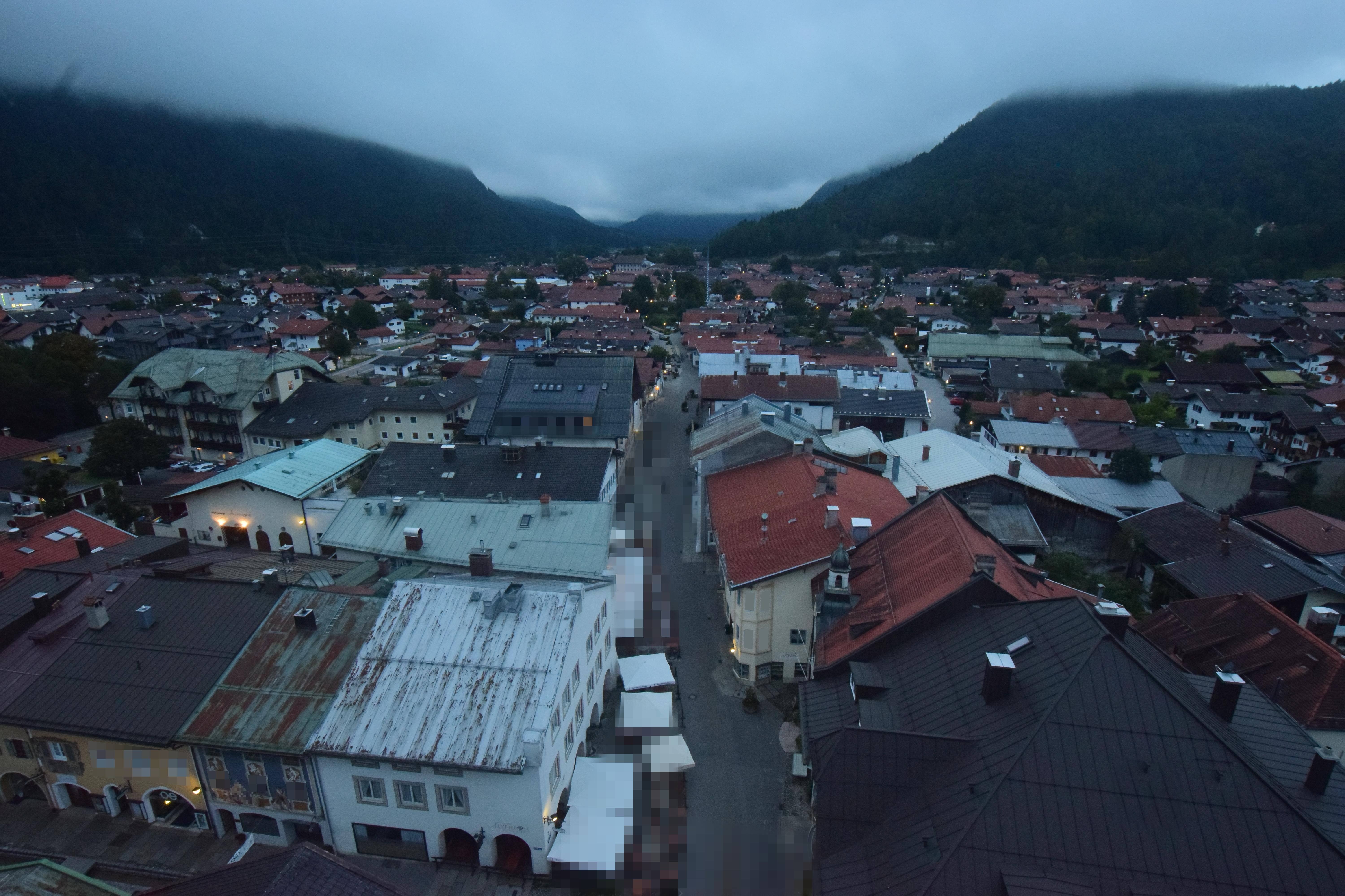 Archiv Foto Webcam Karwendel Mittenwald - Kirche