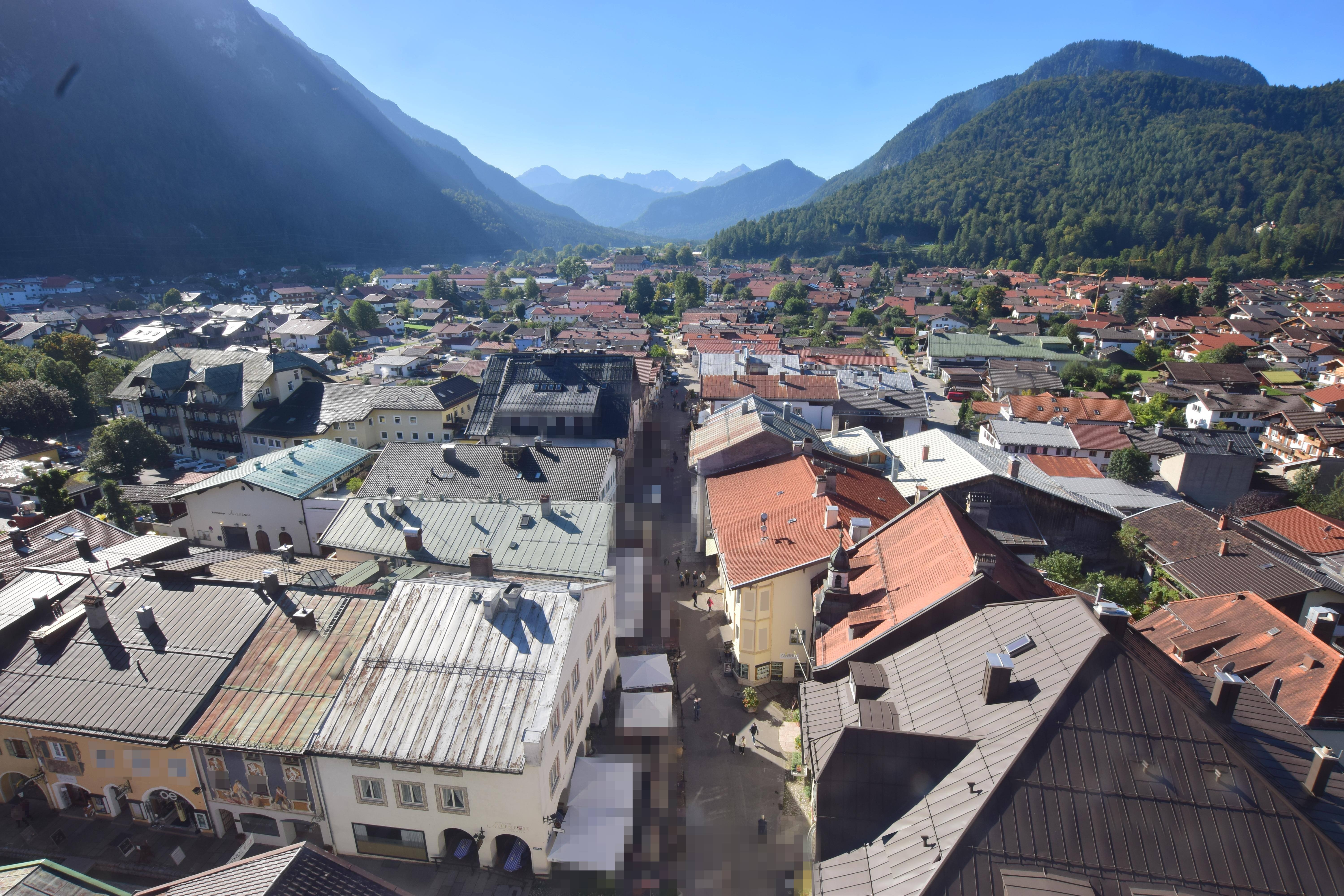 Archiv Foto Webcam Karwendel Mittenwald - Kirche