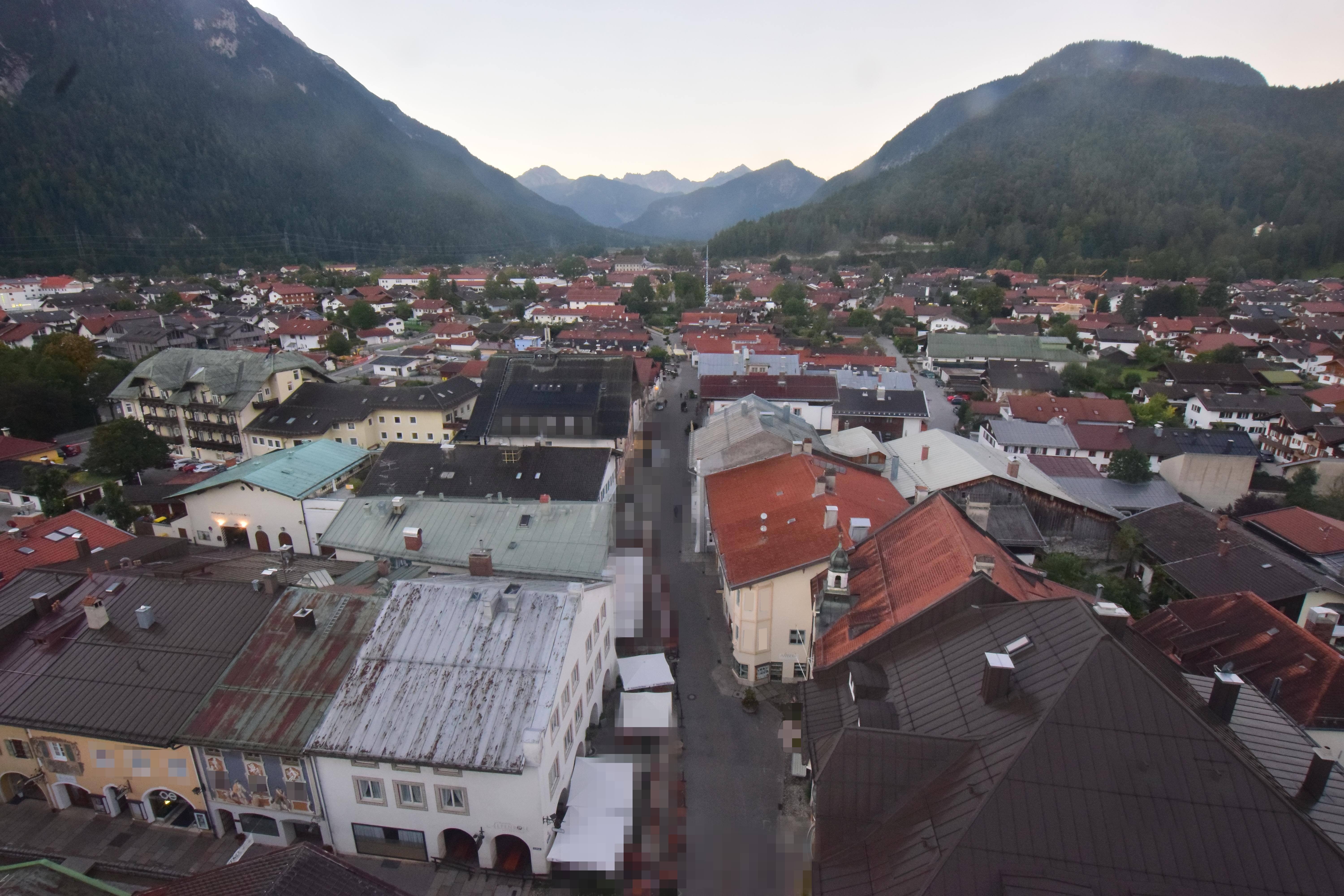 Archiv Foto Webcam Karwendel Mittenwald - Kirche