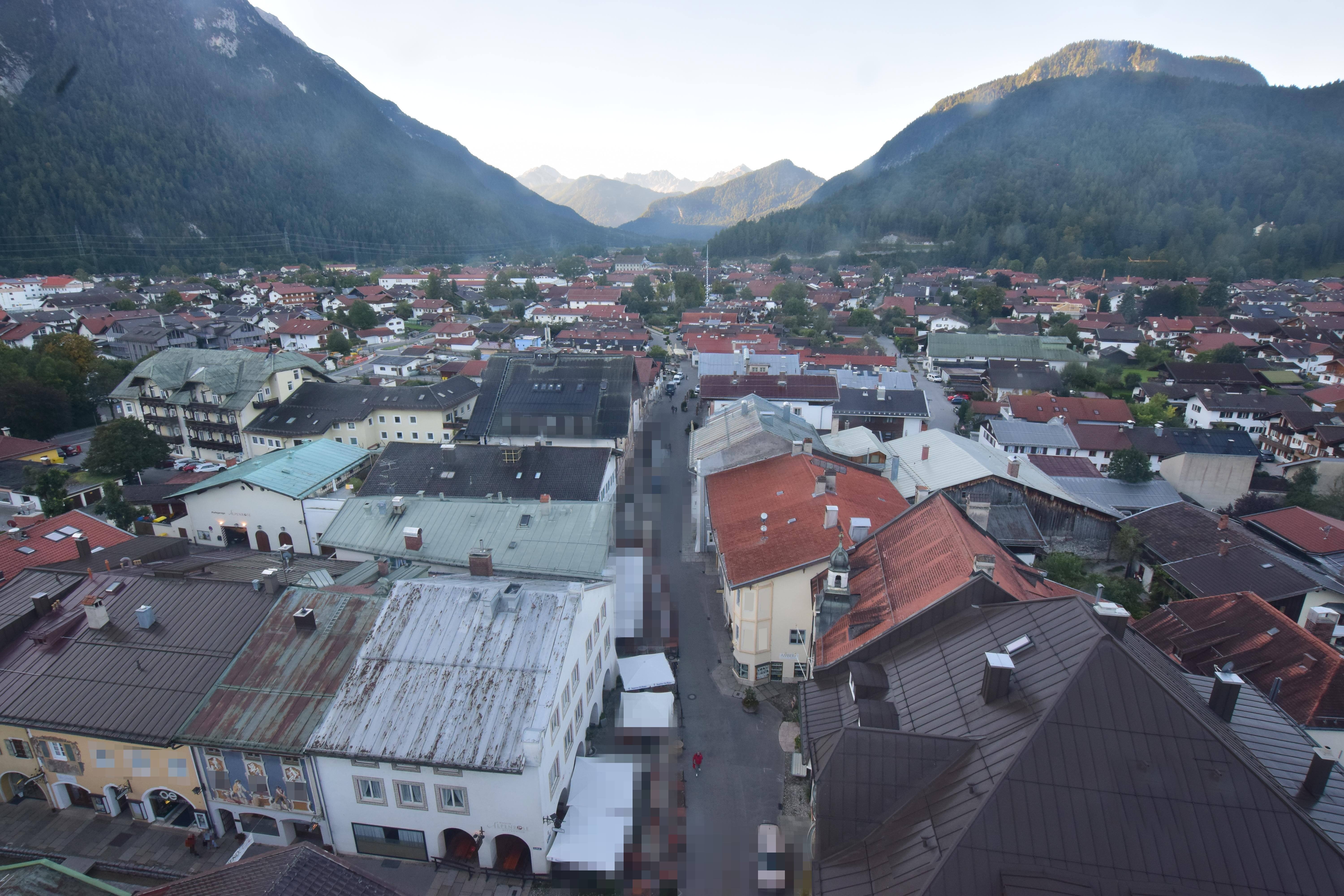 Archiv Foto Webcam Karwendel Mittenwald - Kirche