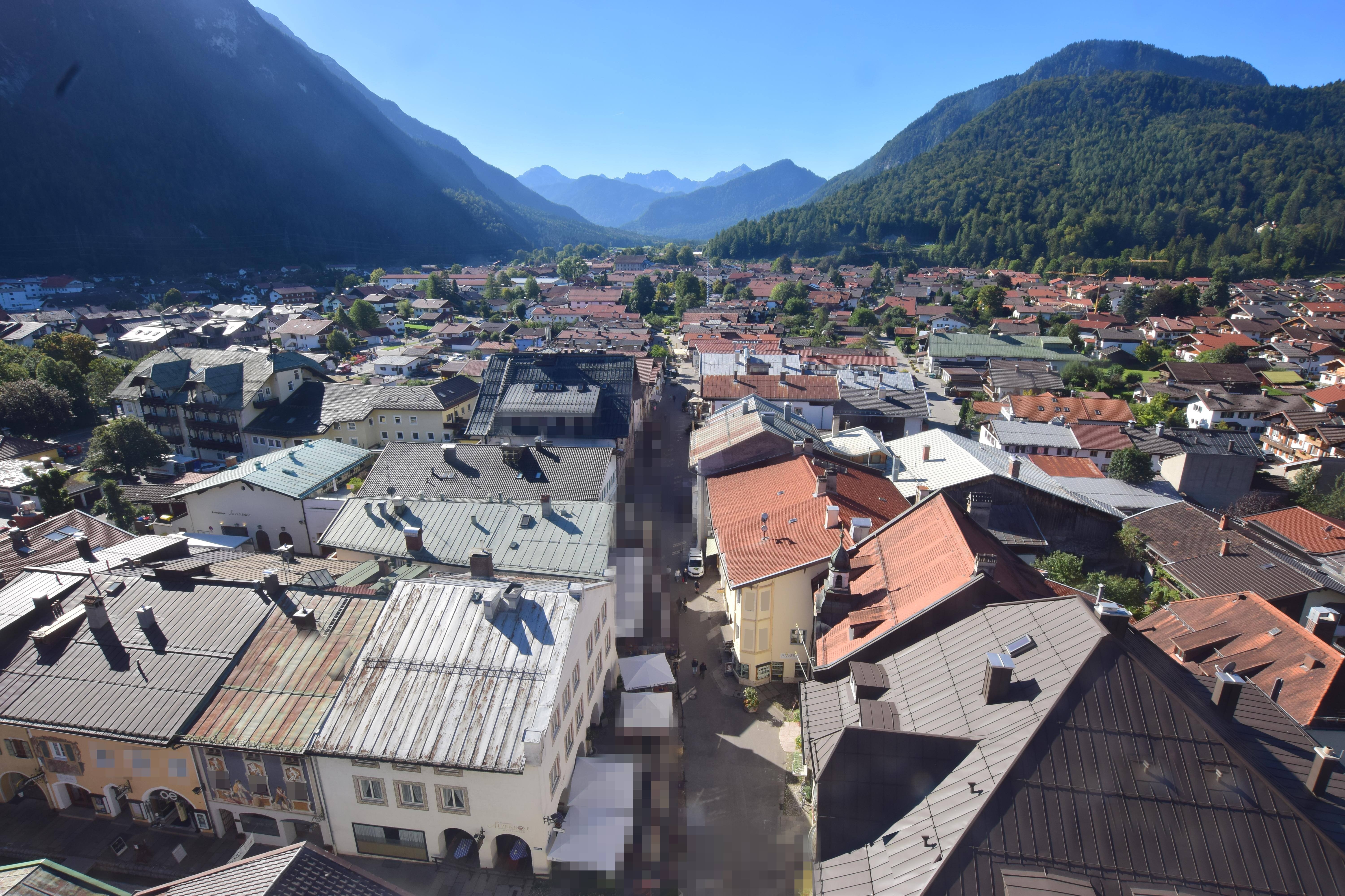Archiv Foto Webcam Karwendel Mittenwald - Kirche