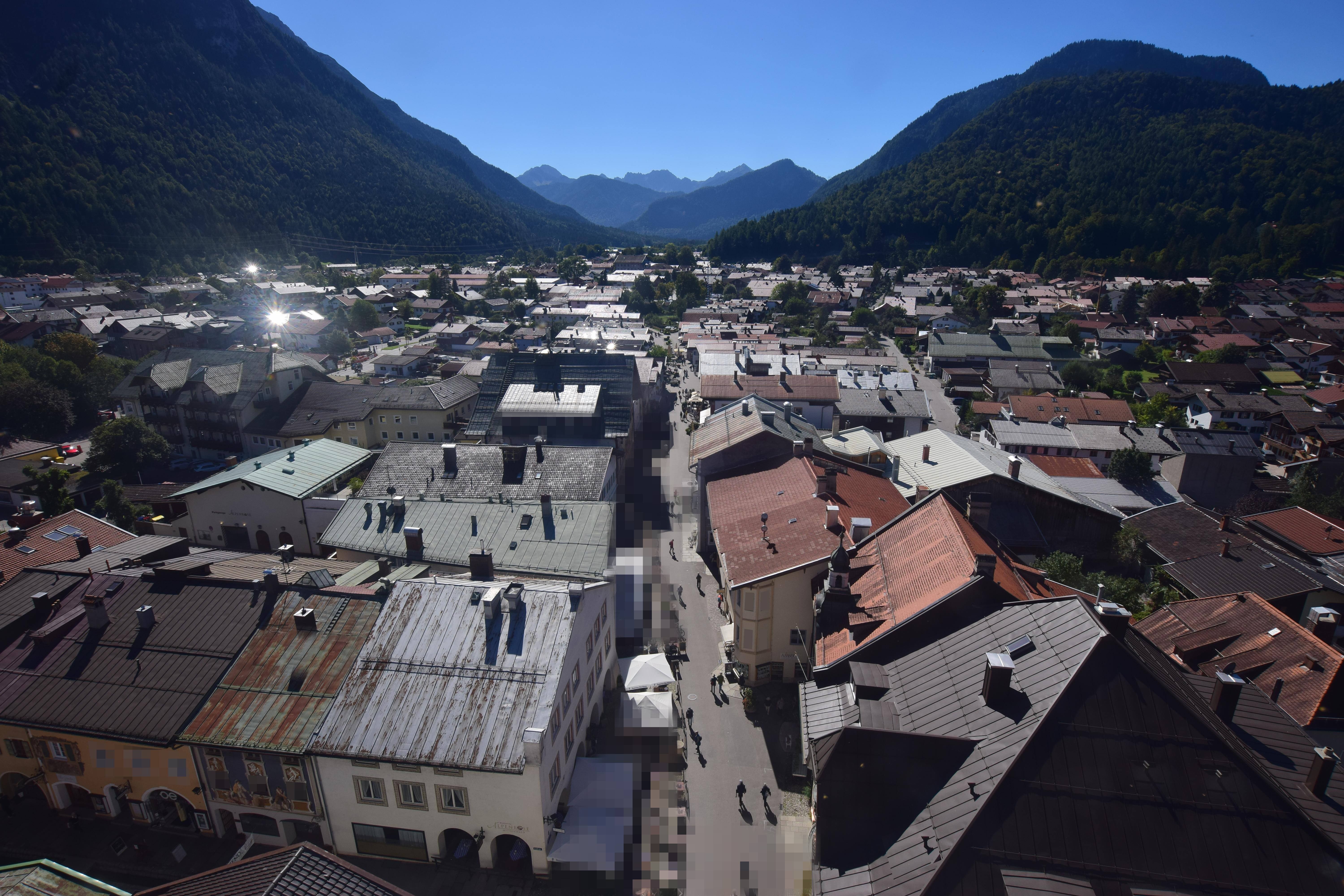 Archiv Foto Webcam Karwendel Mittenwald - Kirche