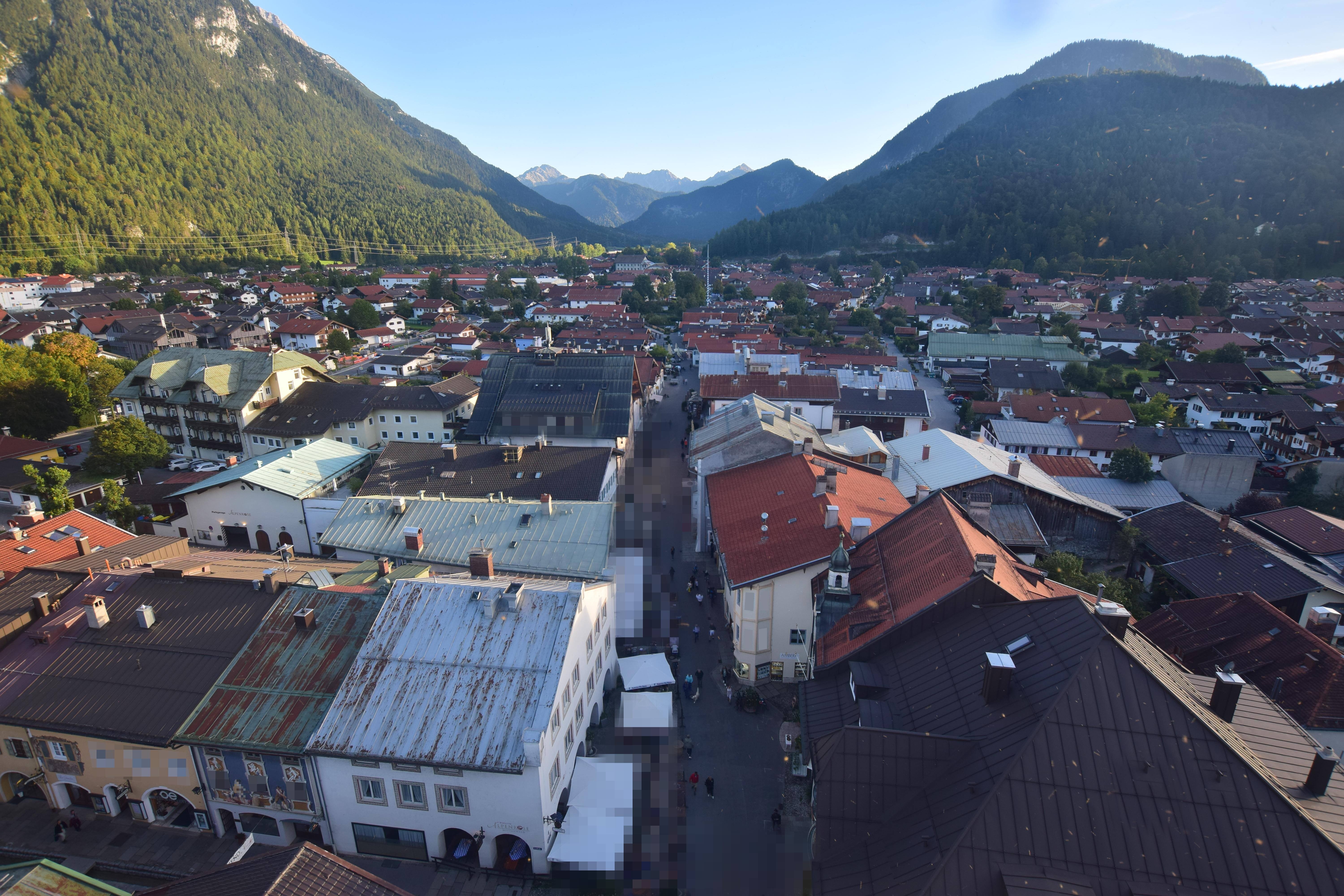 Archiv Foto Webcam Karwendel Mittenwald - Kirche