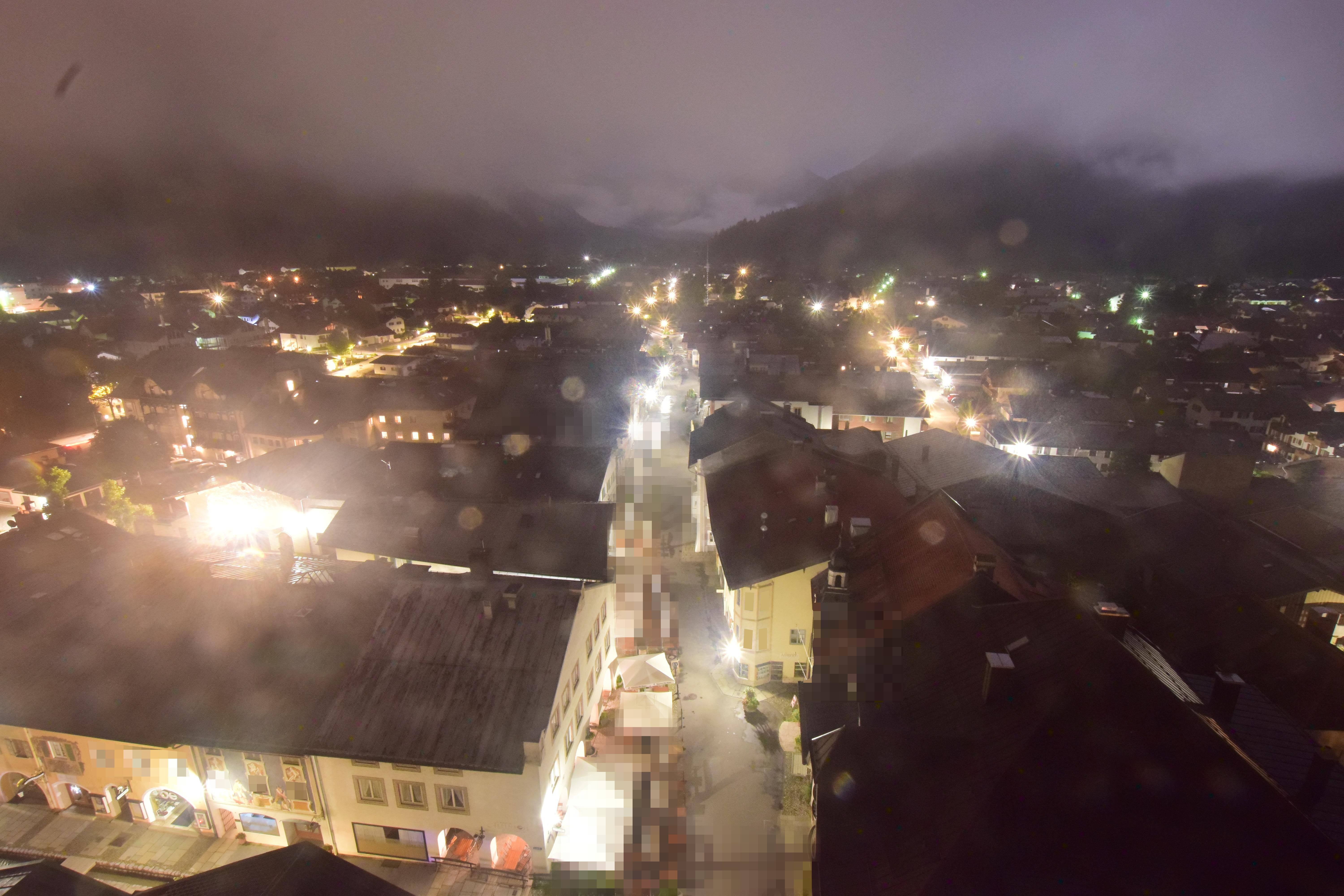 Archiv Foto Webcam Karwendel Mittenwald - Kirche