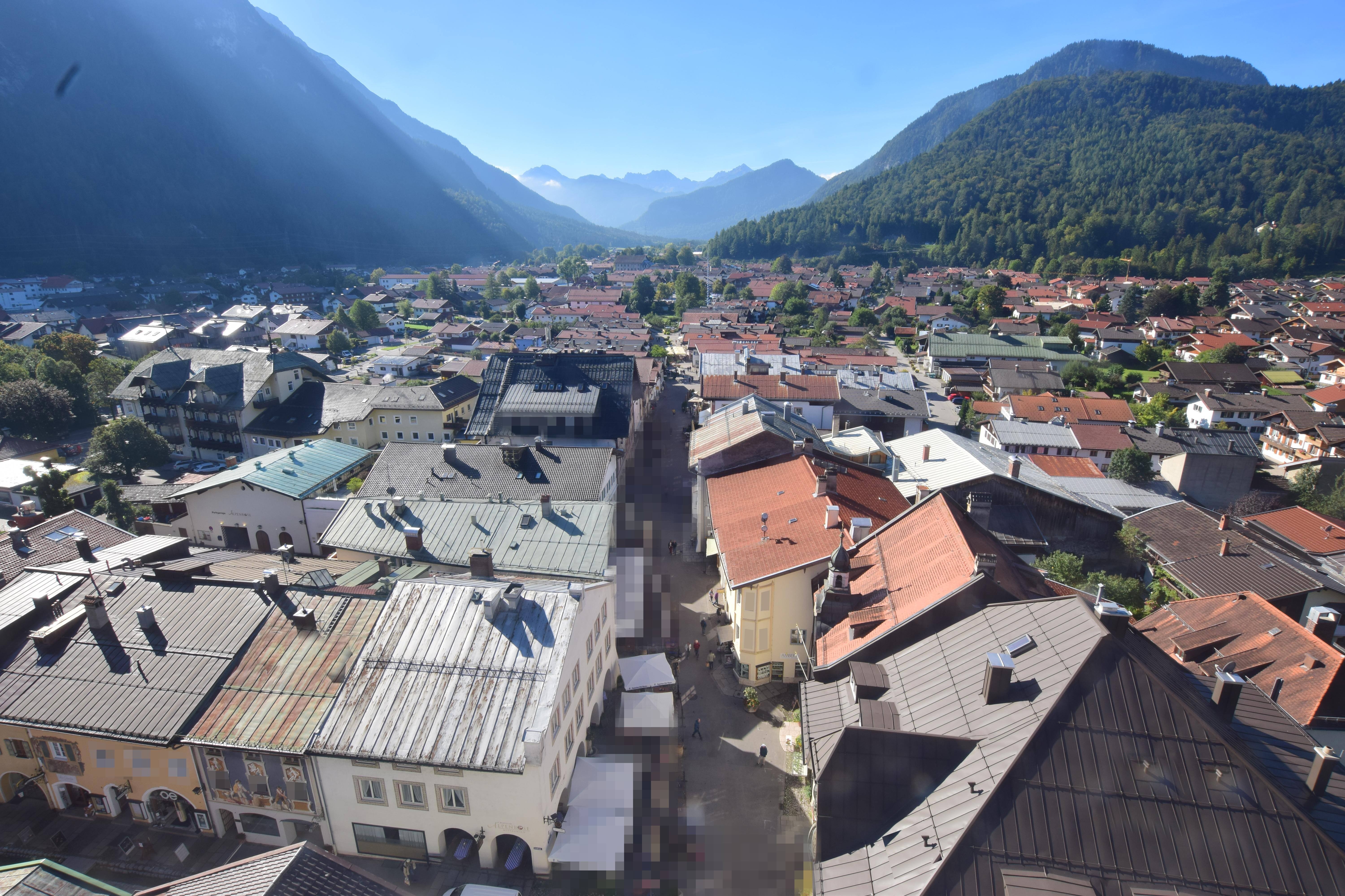 Archiv Foto Webcam Karwendel Mittenwald - Kirche
