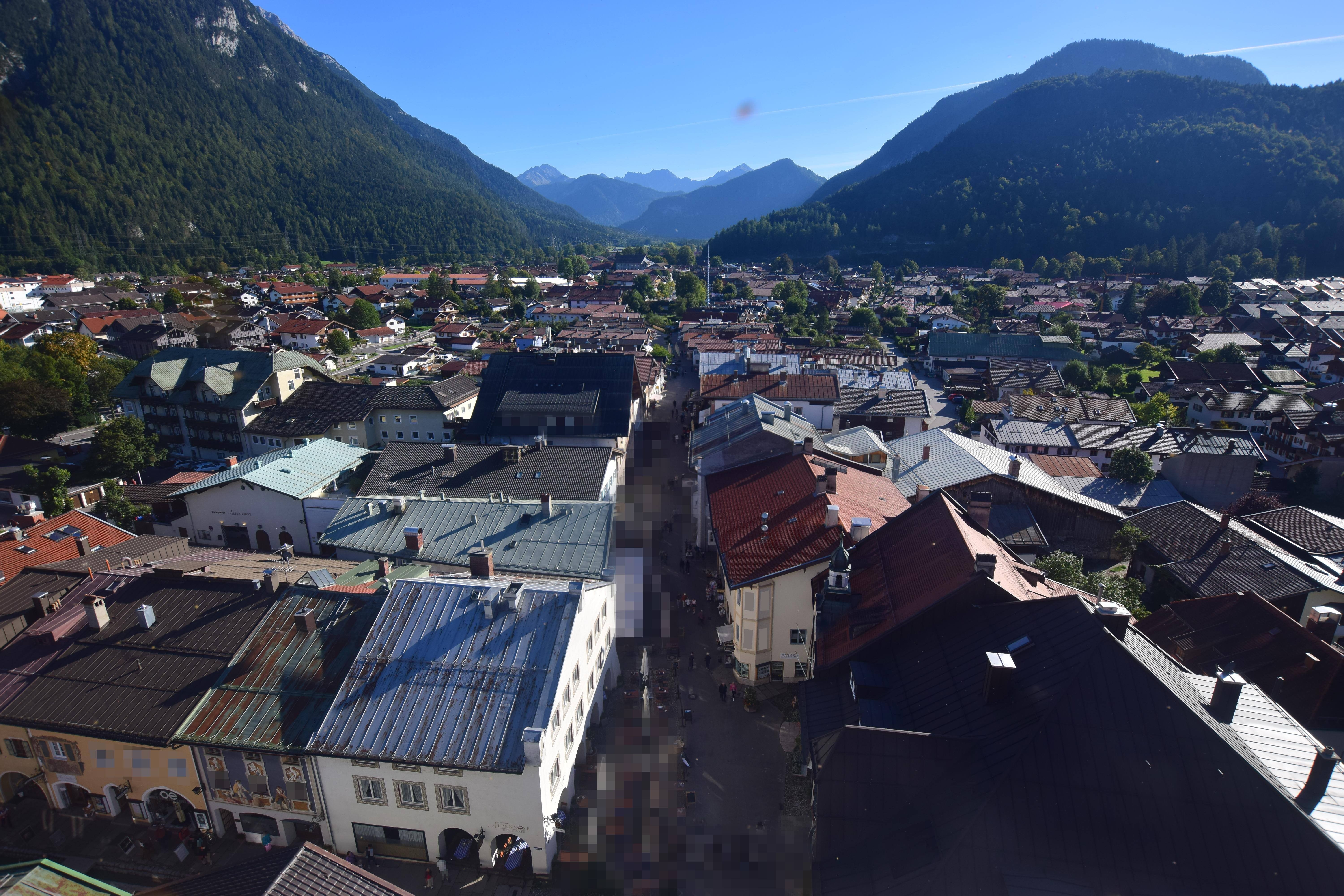 Archiv Foto Webcam Karwendel Mittenwald - Kirche