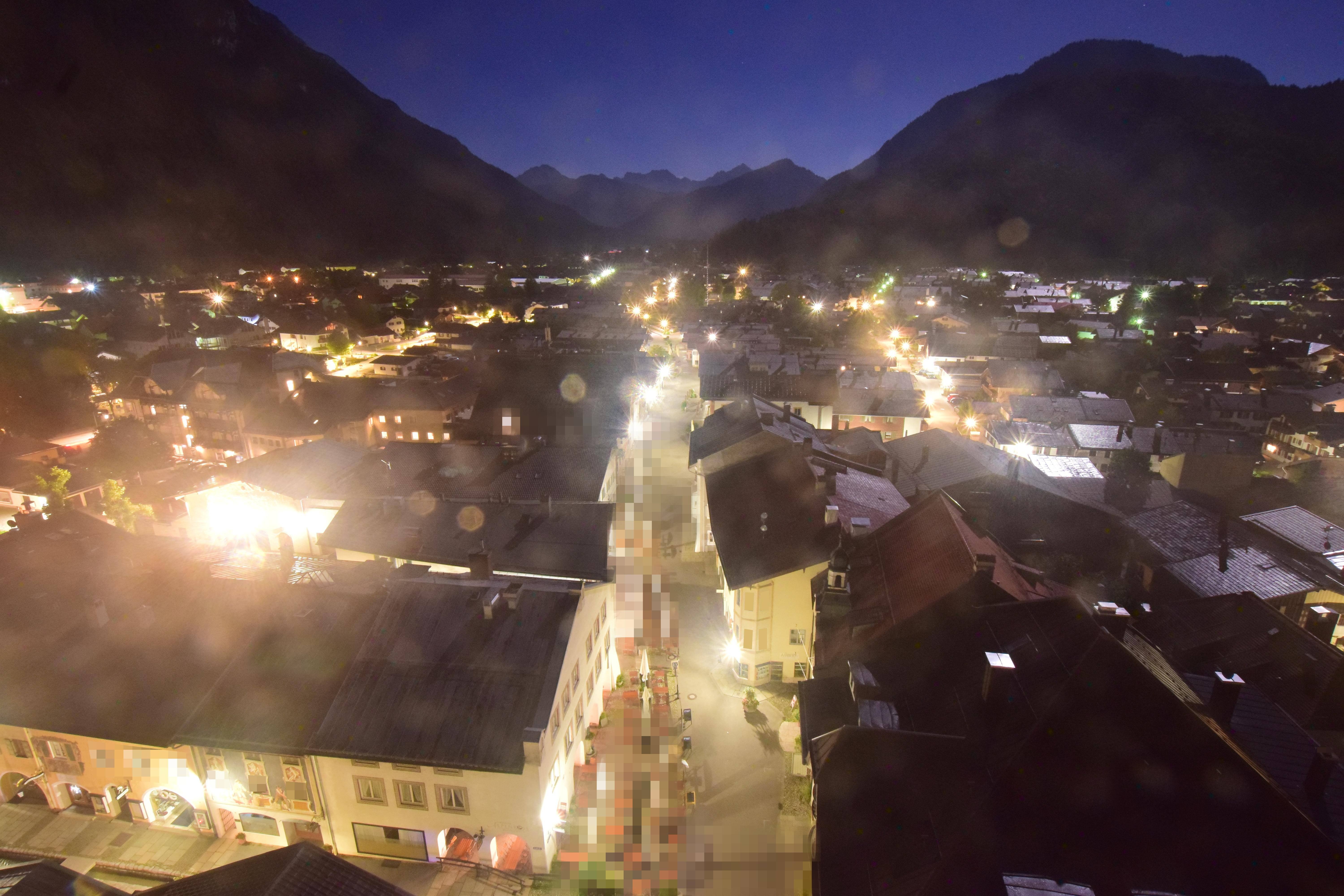 Archived image Webcam Karwendel Mittenwald - Church