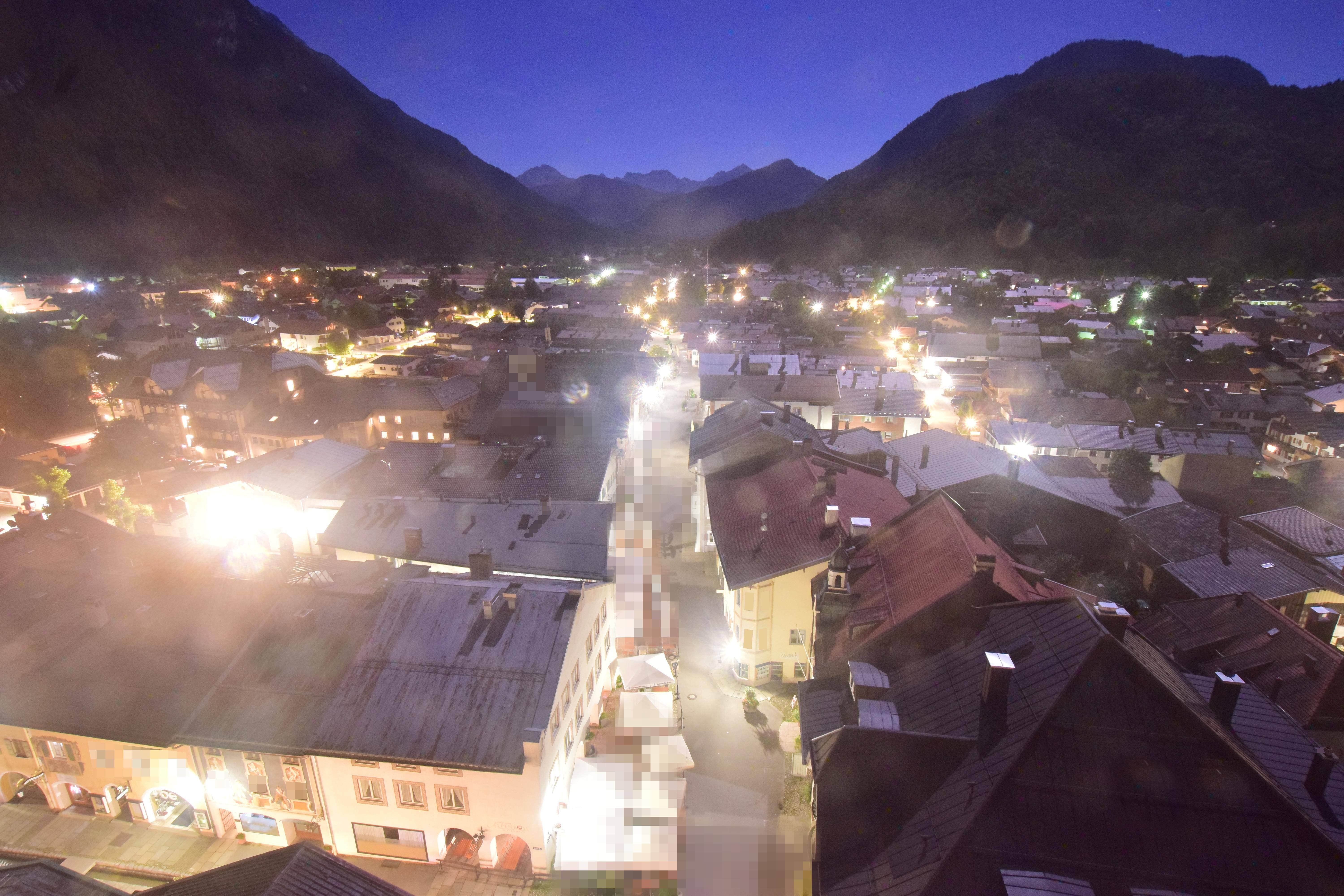 Archiv Foto Webcam Karwendel Mittenwald - Kirche
