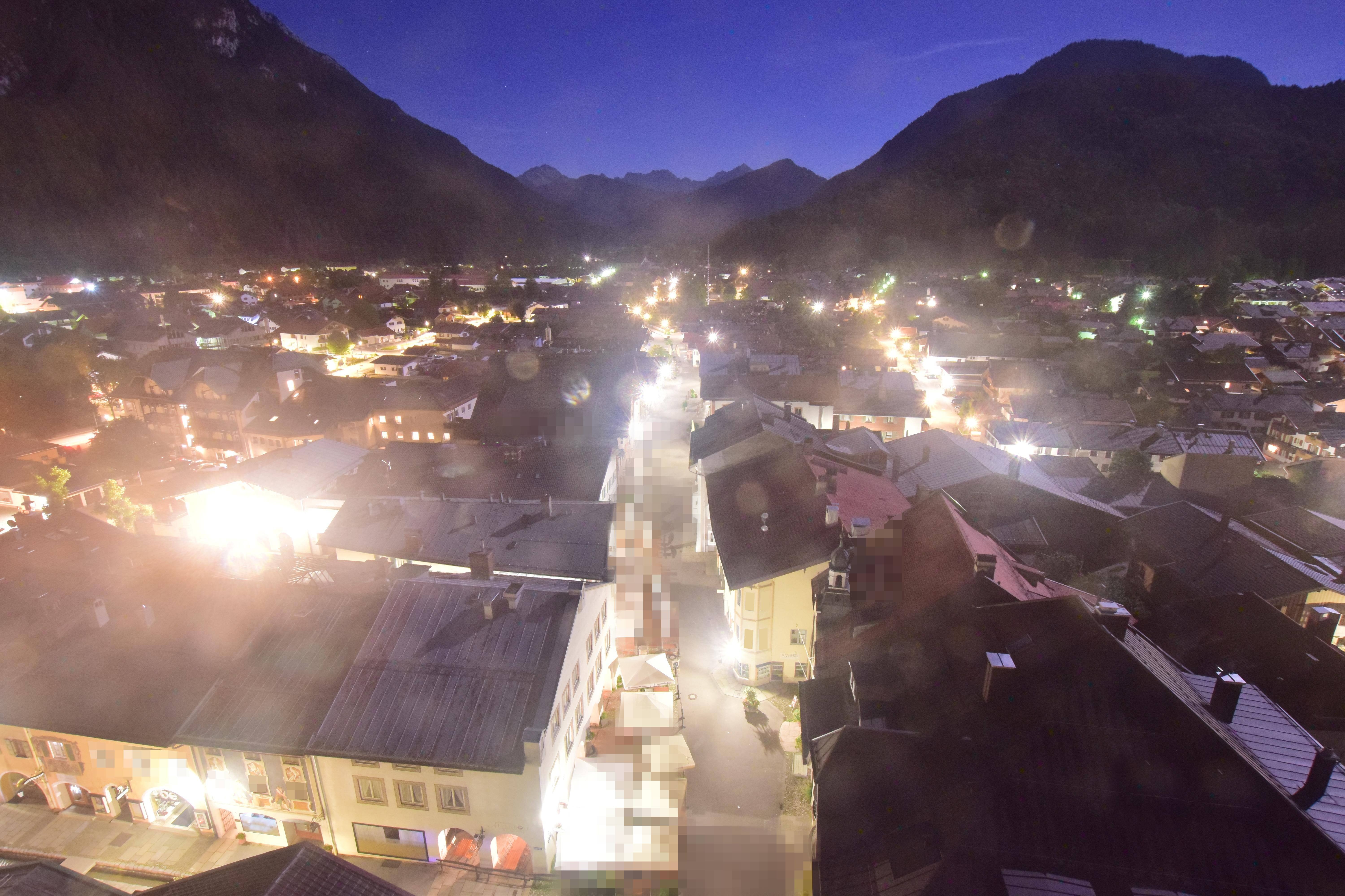 Archiv Foto Webcam Karwendel Mittenwald - Kirche