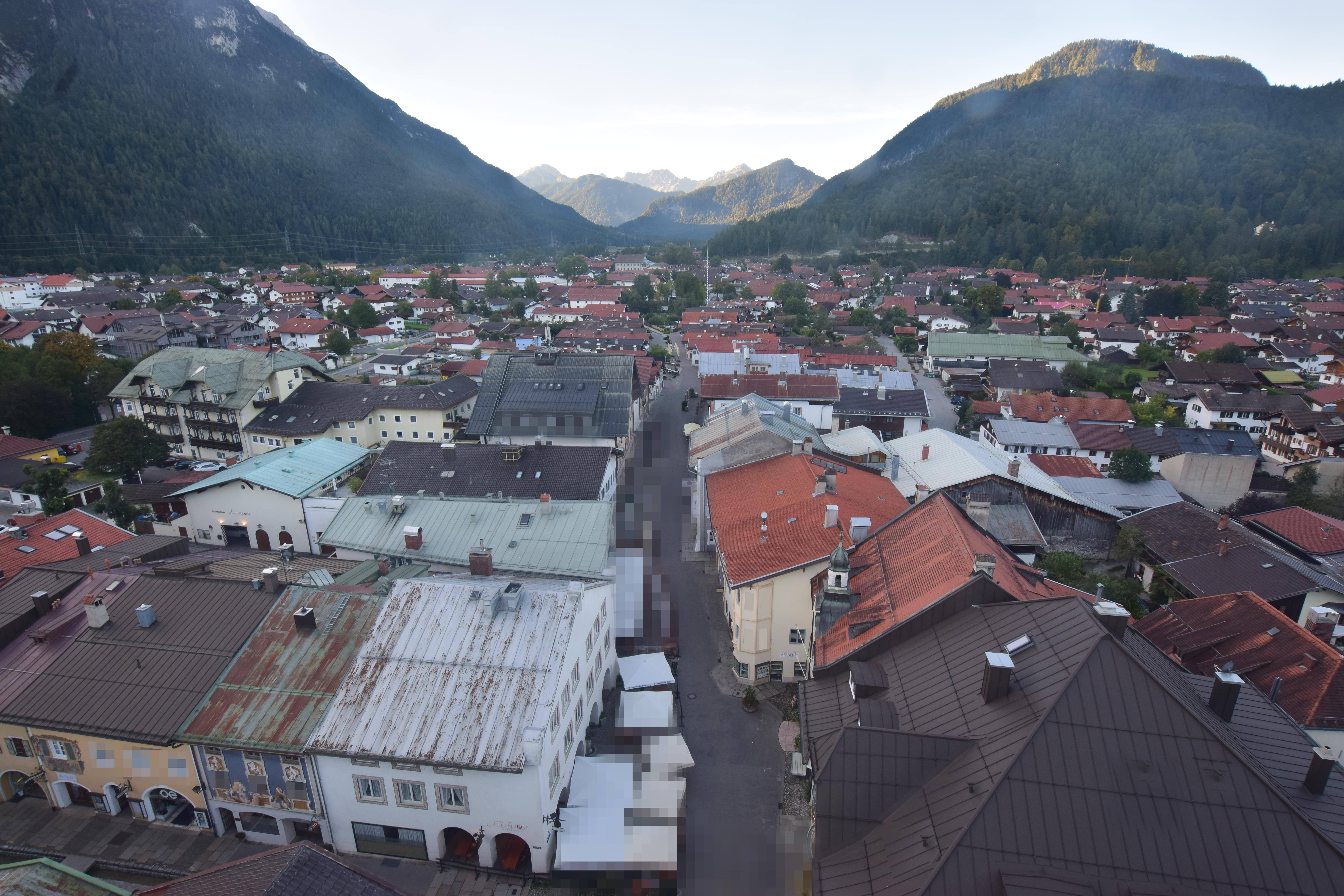Archiv Foto Webcam Karwendel Mittenwald - Kirche