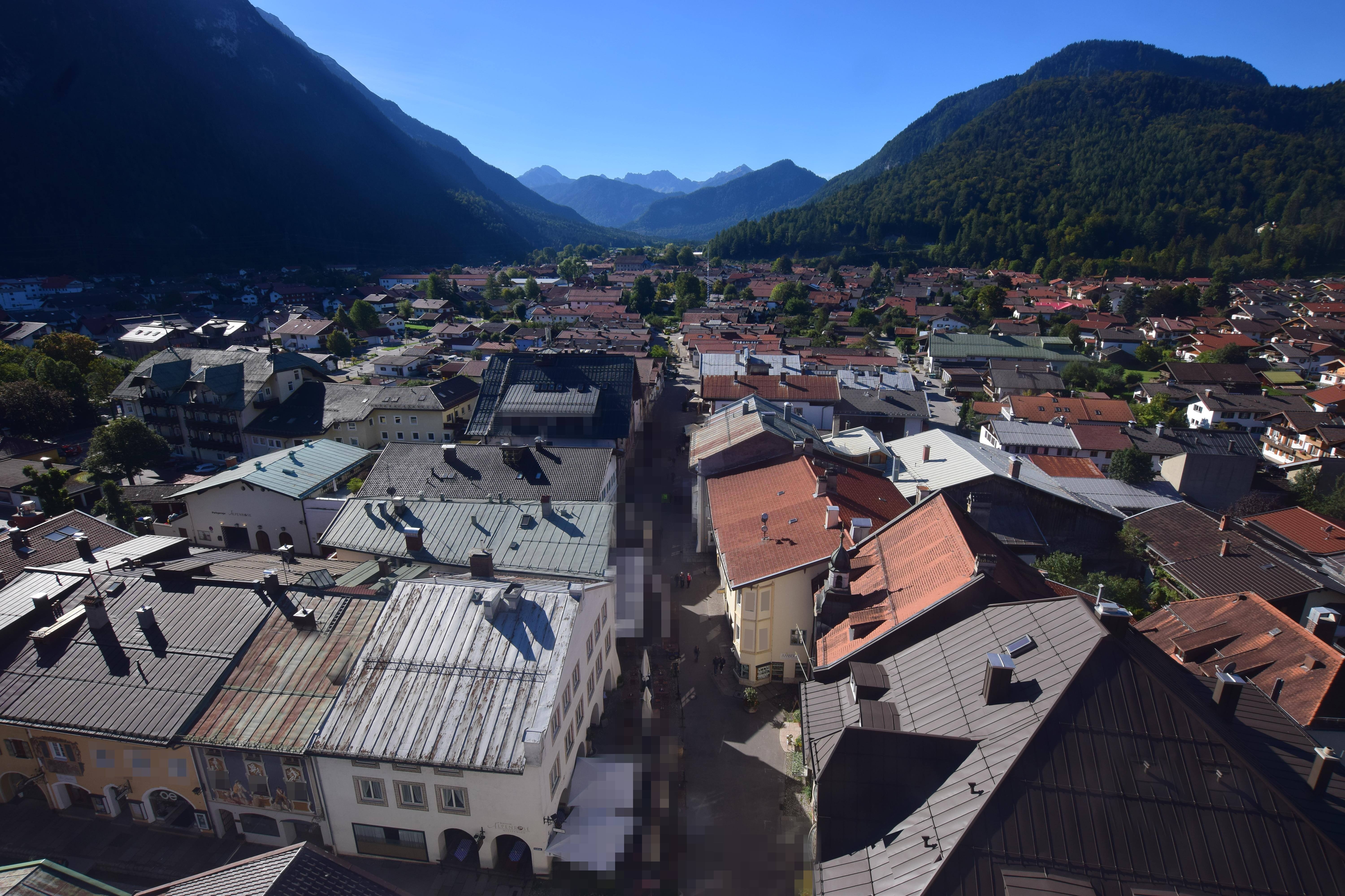Archiv Foto Webcam Karwendel Mittenwald - Kirche