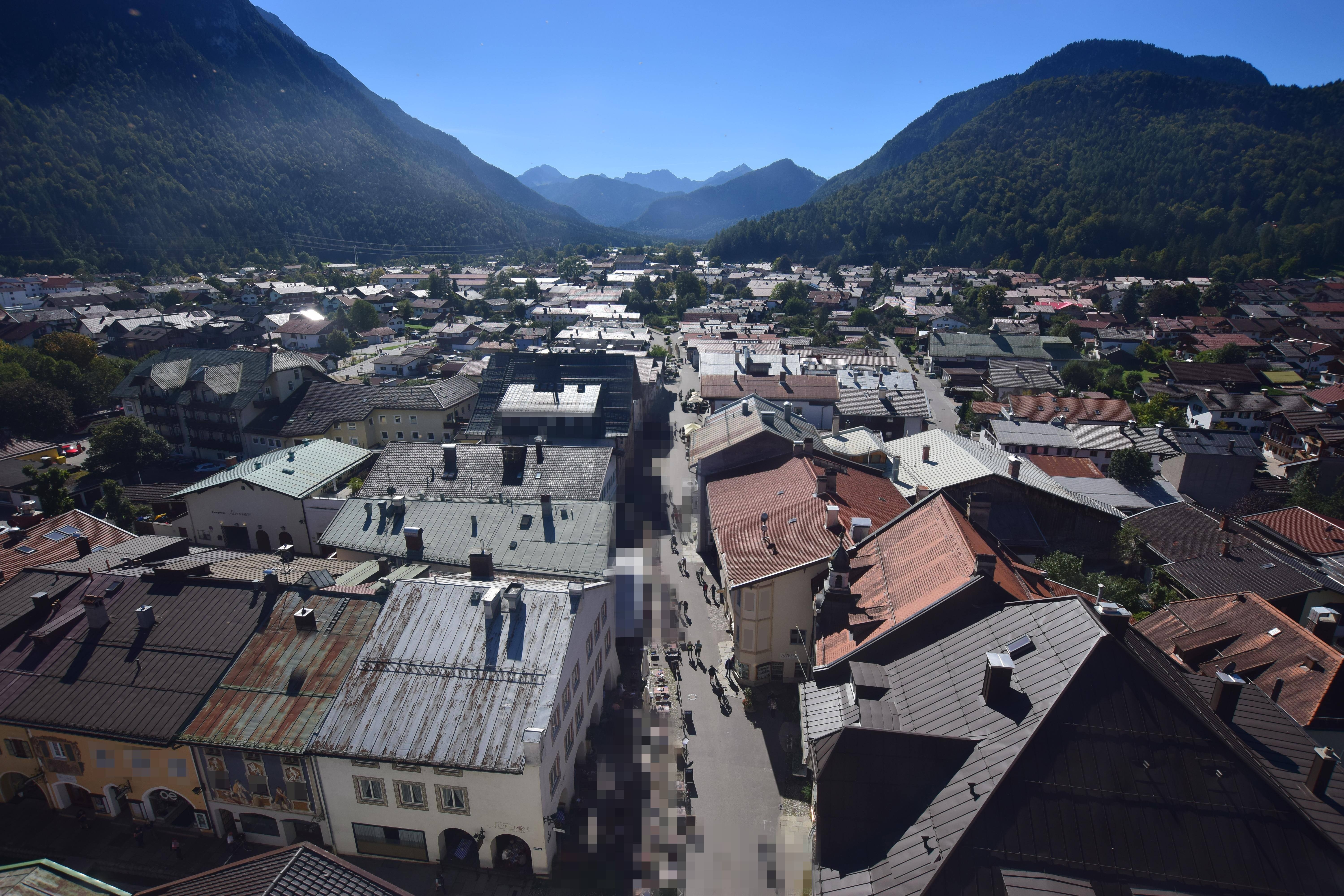 Archiv Foto Webcam Karwendel Mittenwald - Kirche
