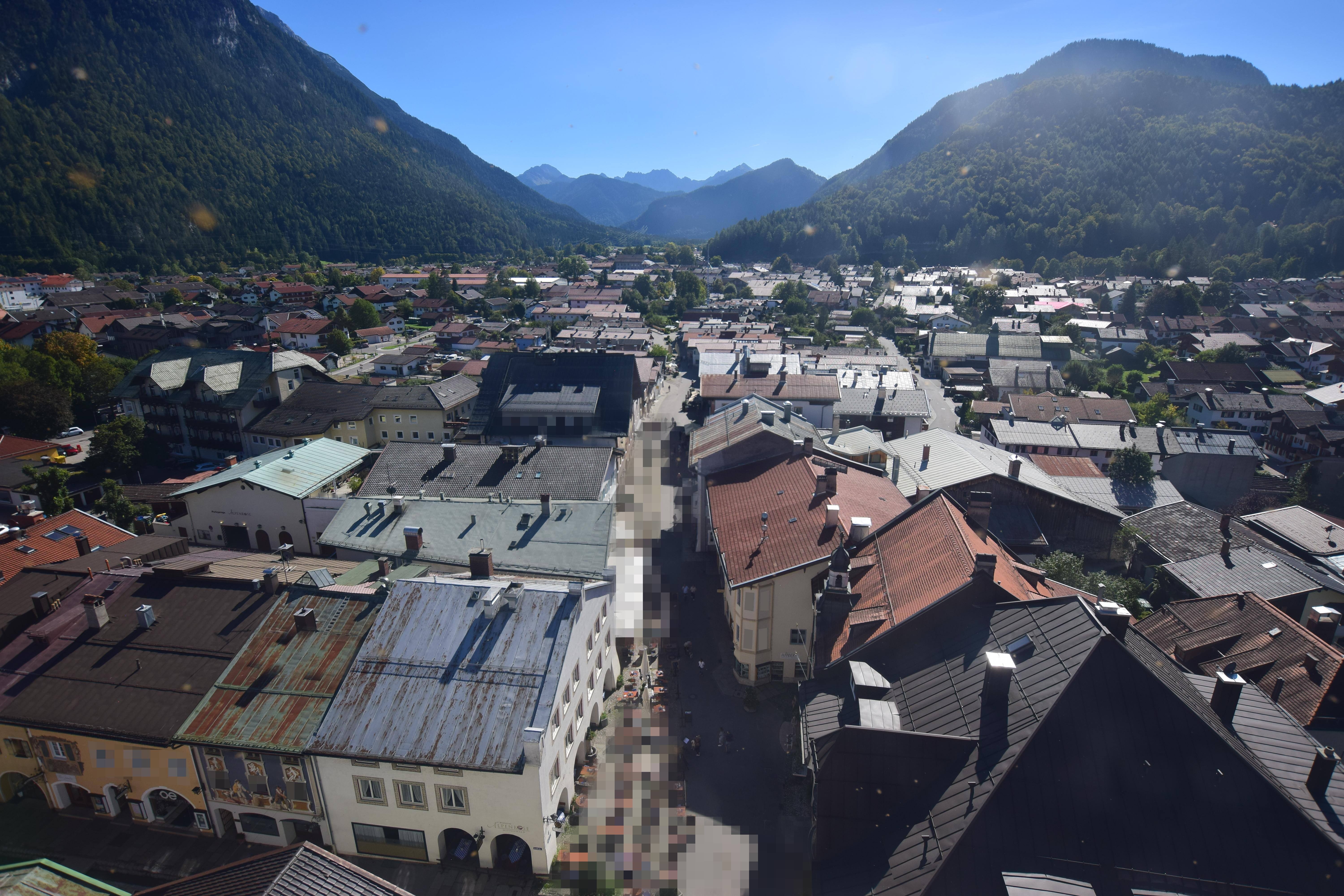 Archiv Foto Webcam Karwendel Mittenwald - Kirche