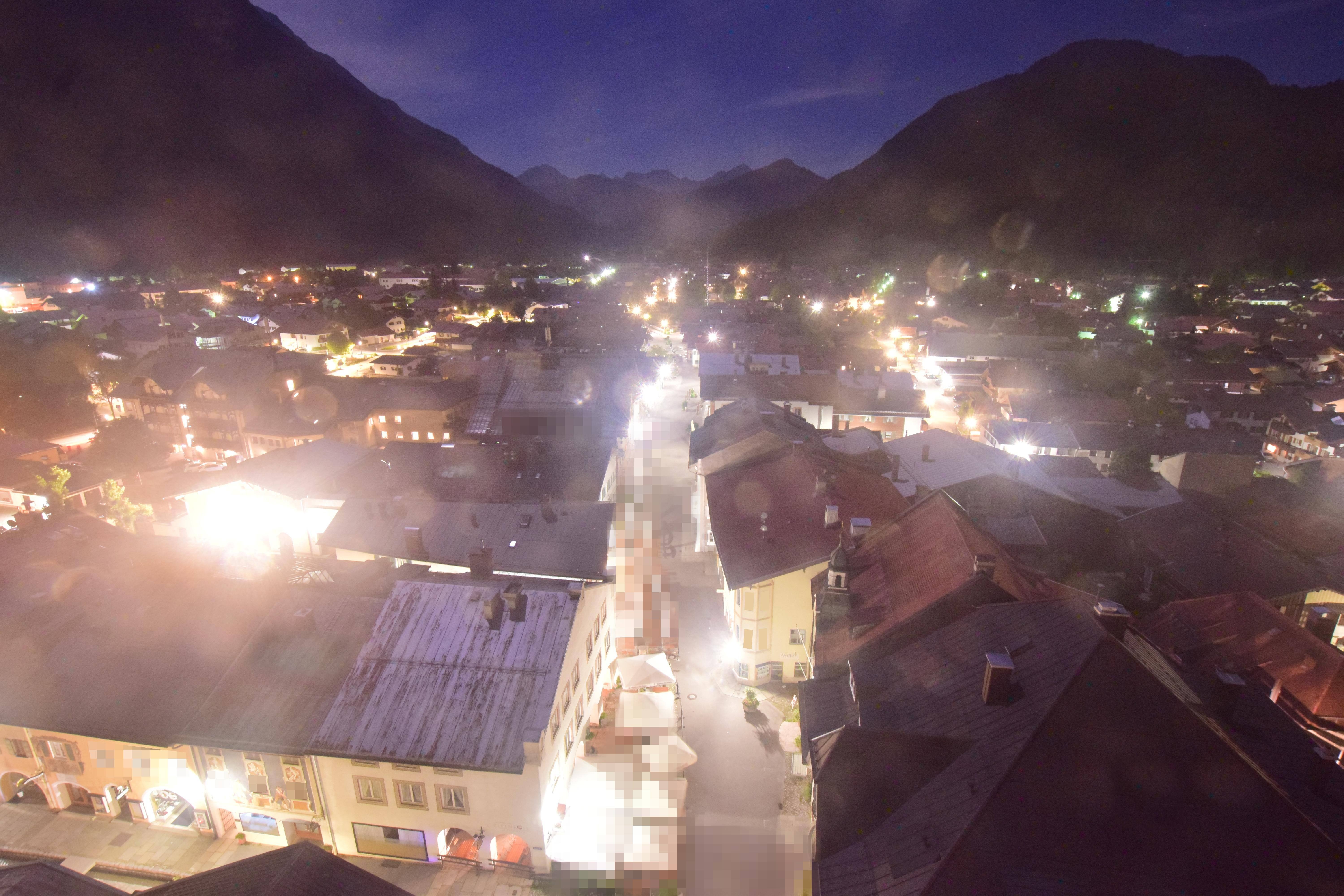 Archiv Foto Webcam Karwendel Mittenwald - Kirche