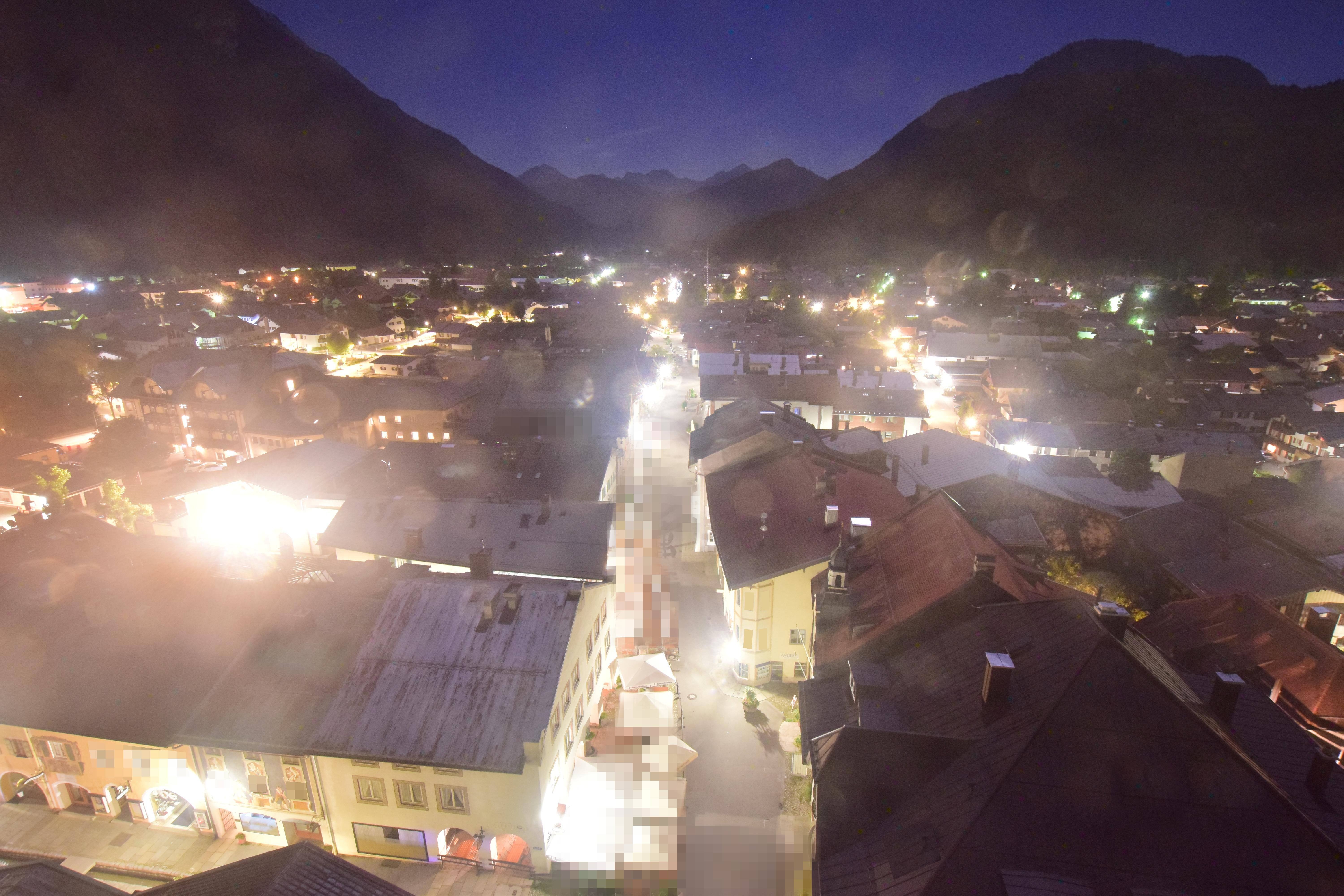 Archiv Foto Webcam Karwendel Mittenwald - Kirche