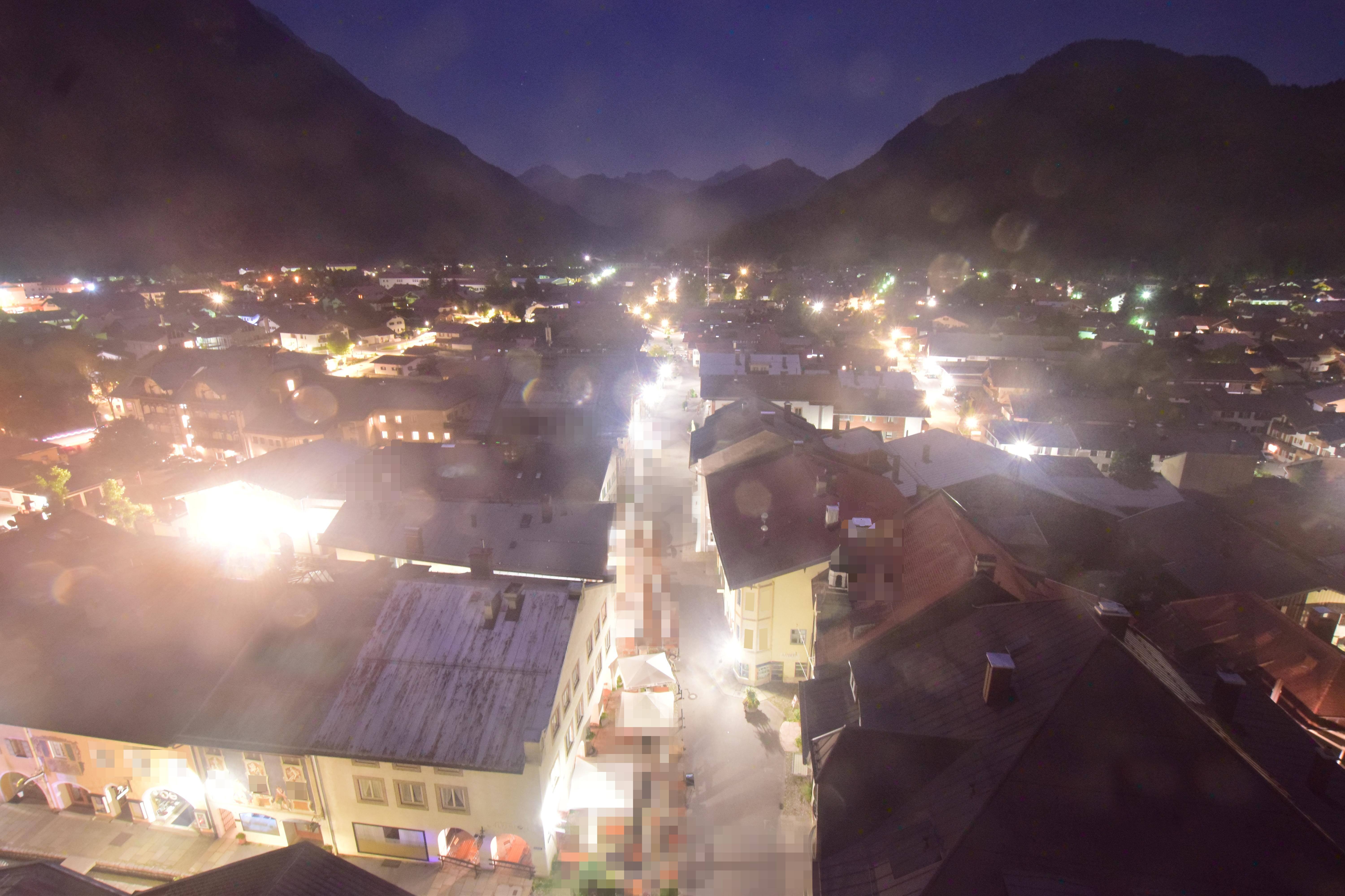 Archived image Webcam Karwendel Mittenwald - Church