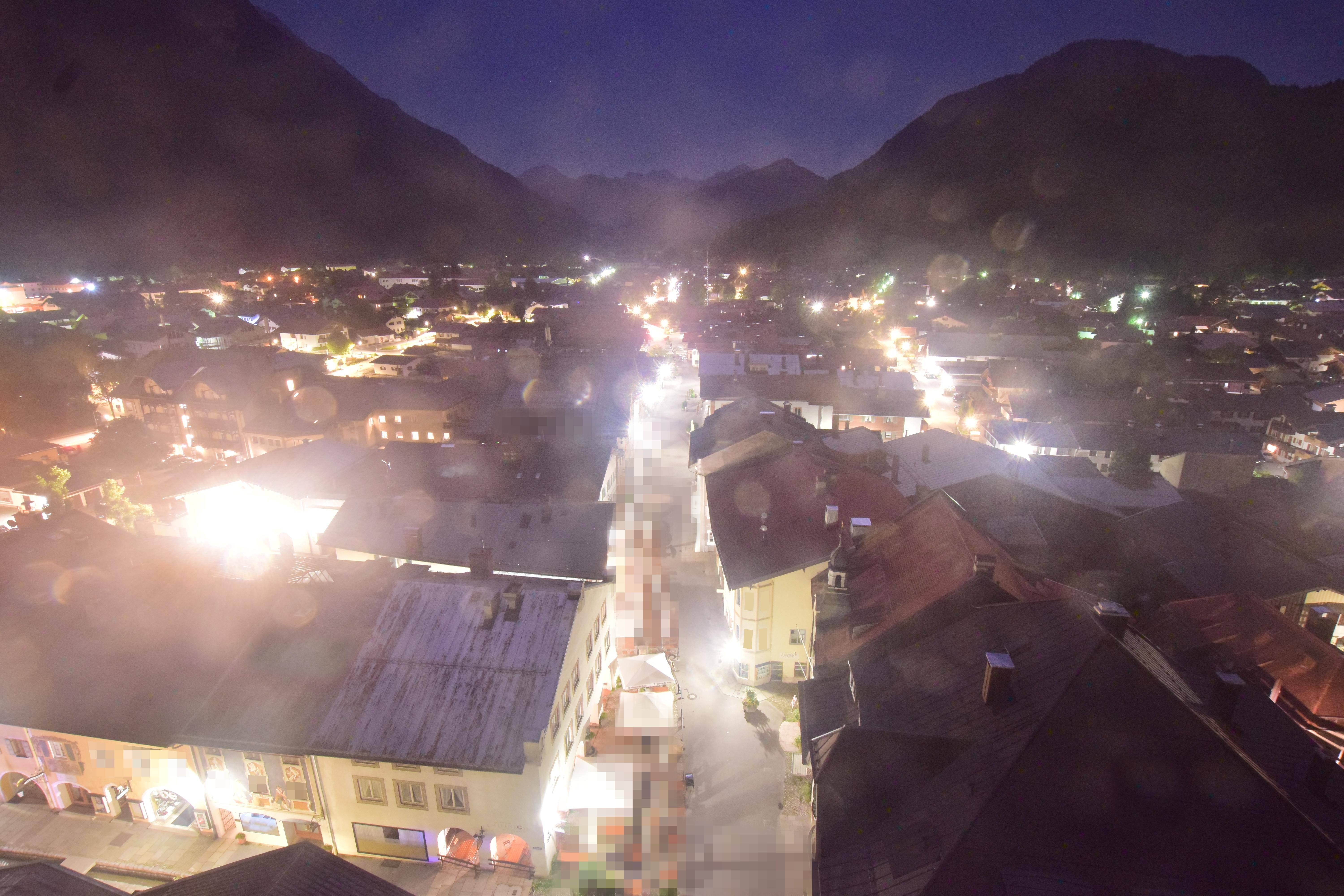 Archived image Webcam Karwendel Mittenwald - Church