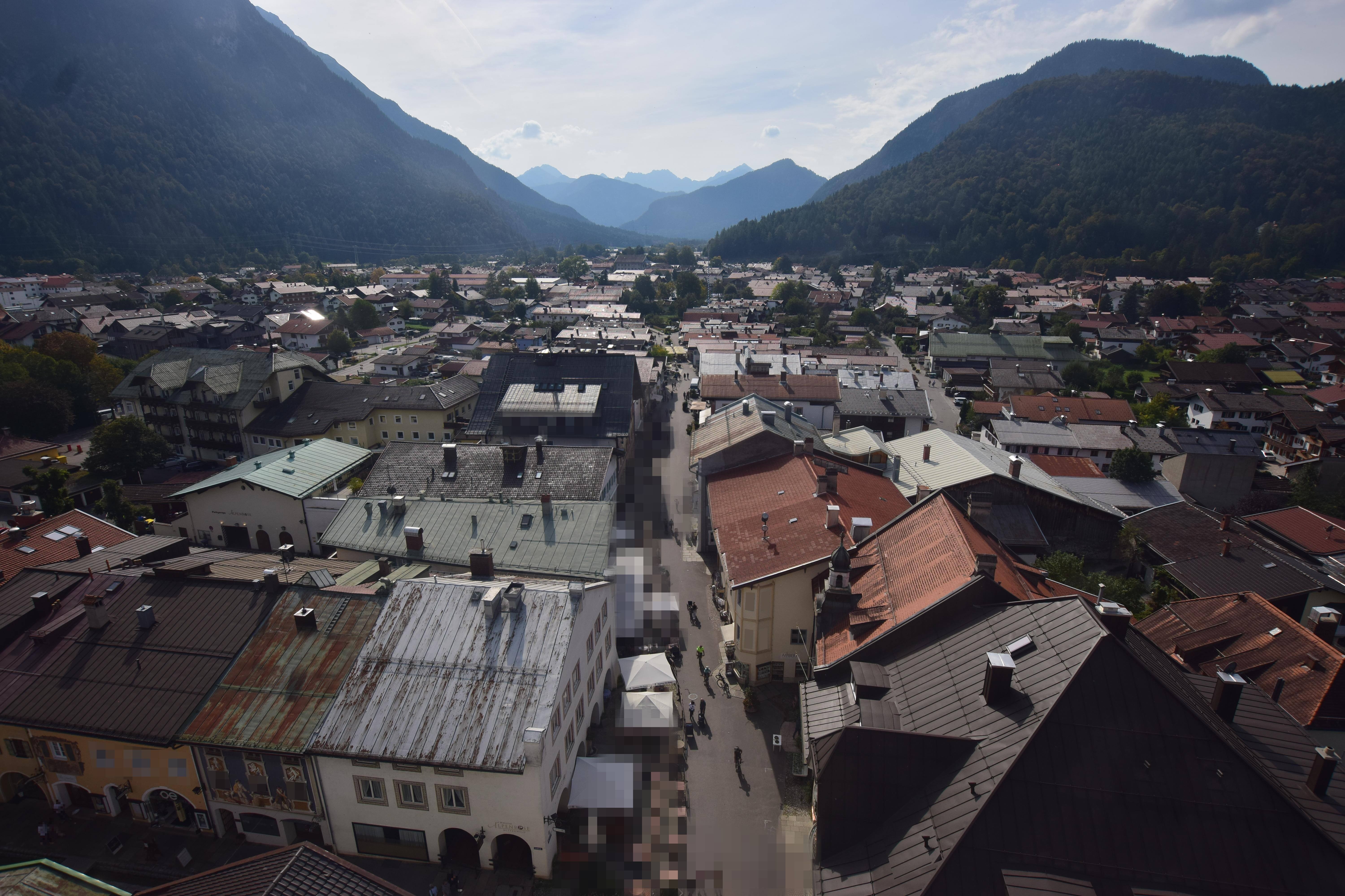 Archived image Webcam Karwendel Mittenwald - Church