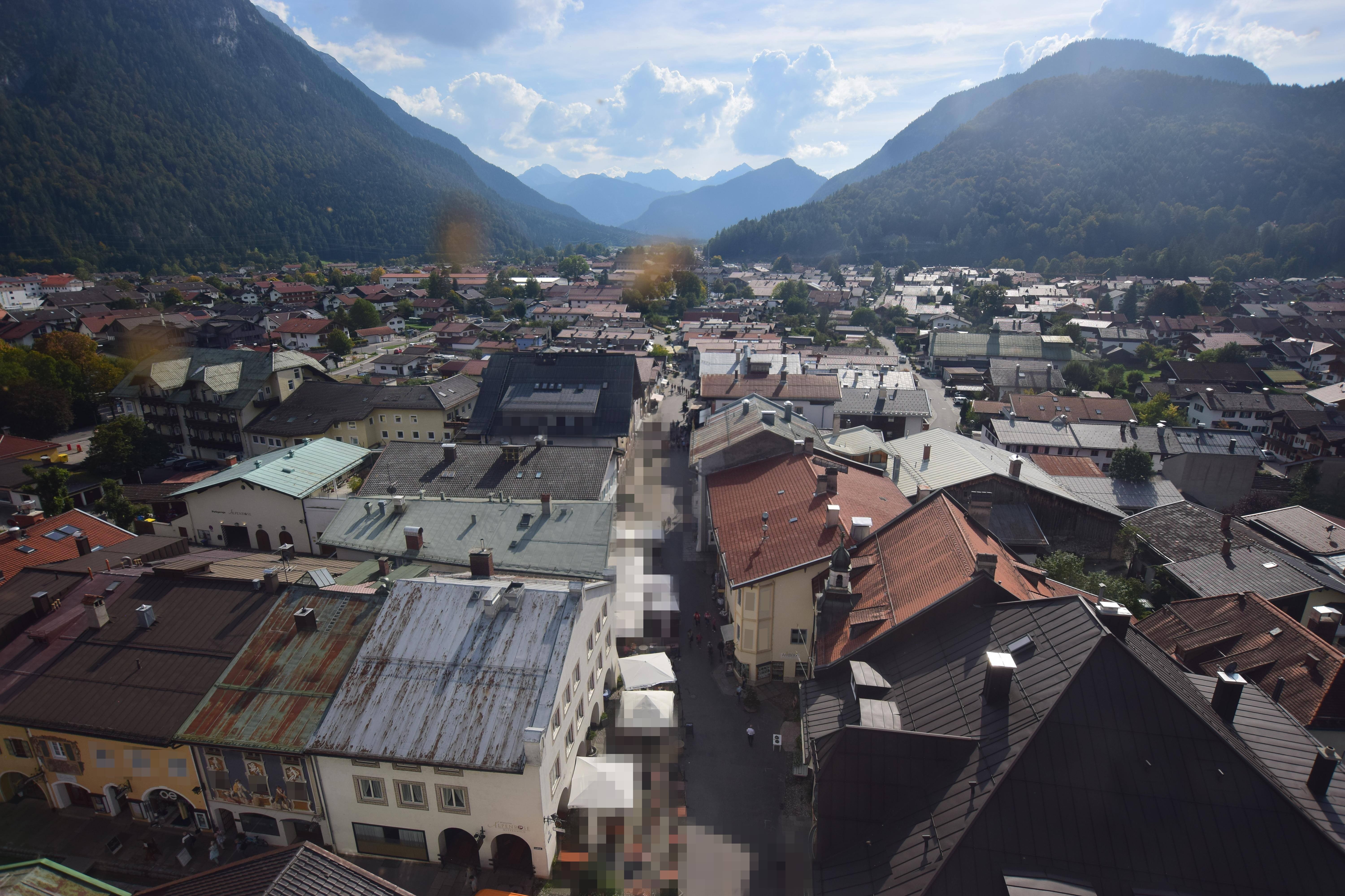 Archived image Webcam Karwendel Mittenwald - Church