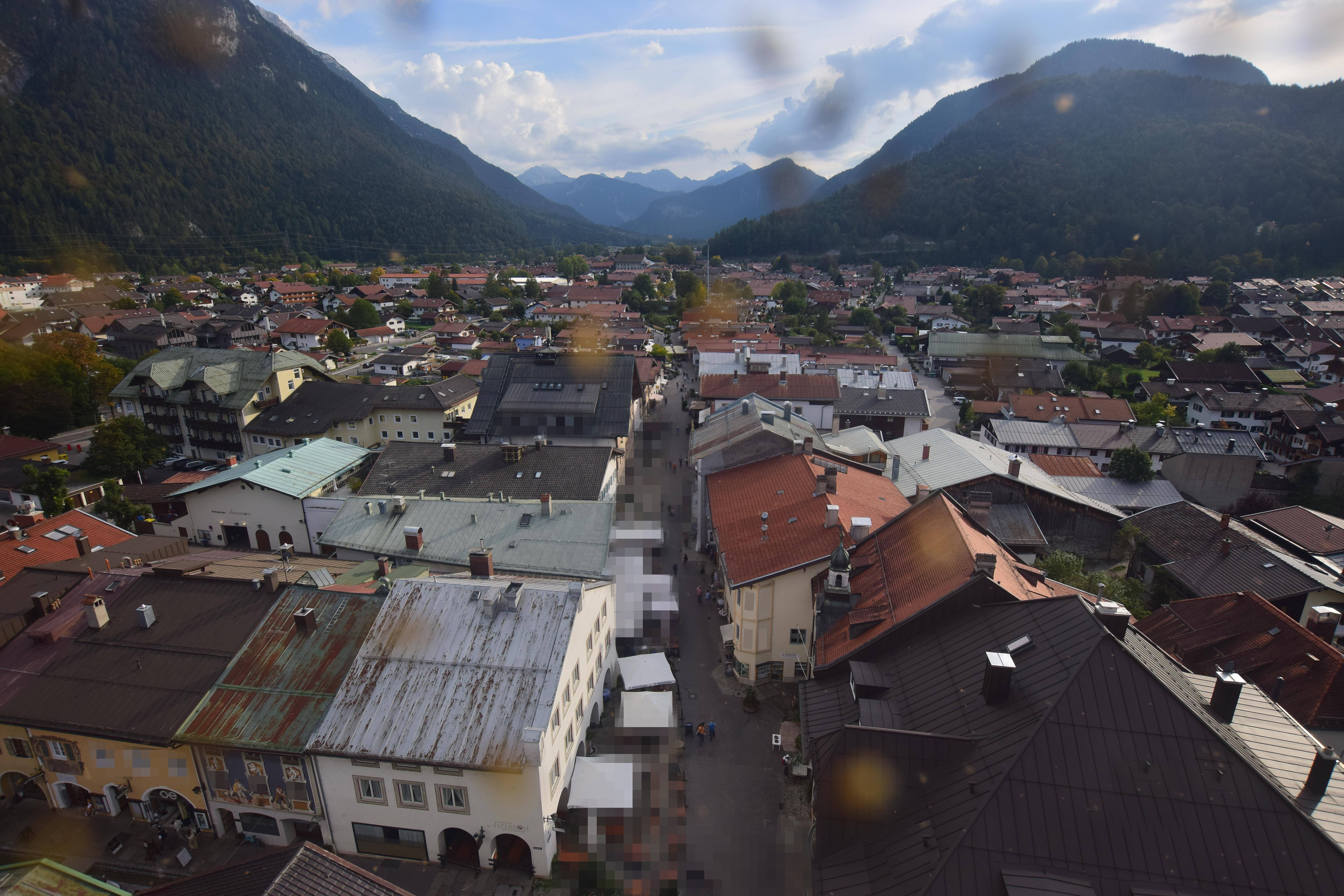 Archived image Webcam Karwendel Mittenwald - Church