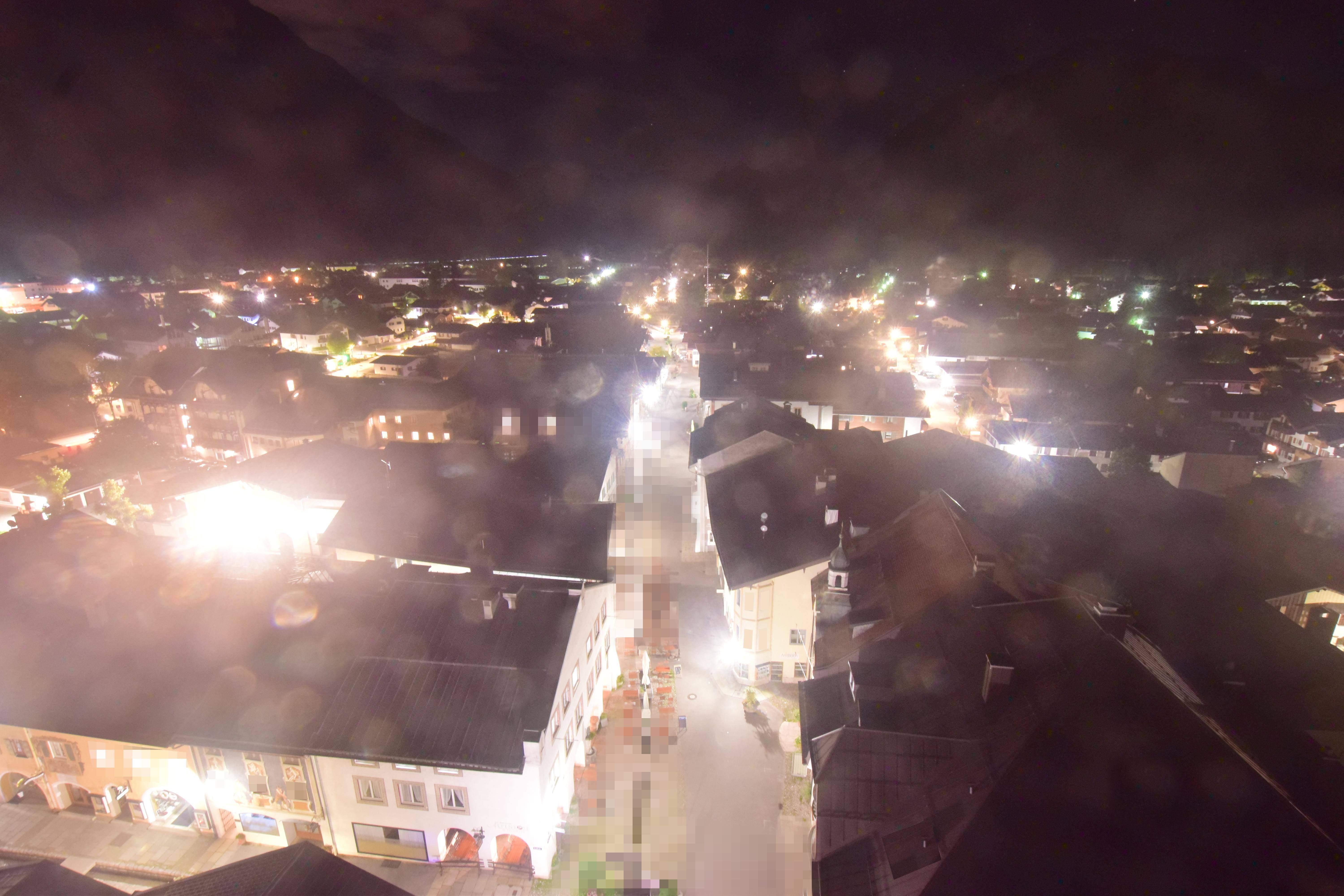 Archiv Foto Webcam Karwendel Mittenwald - Kirche