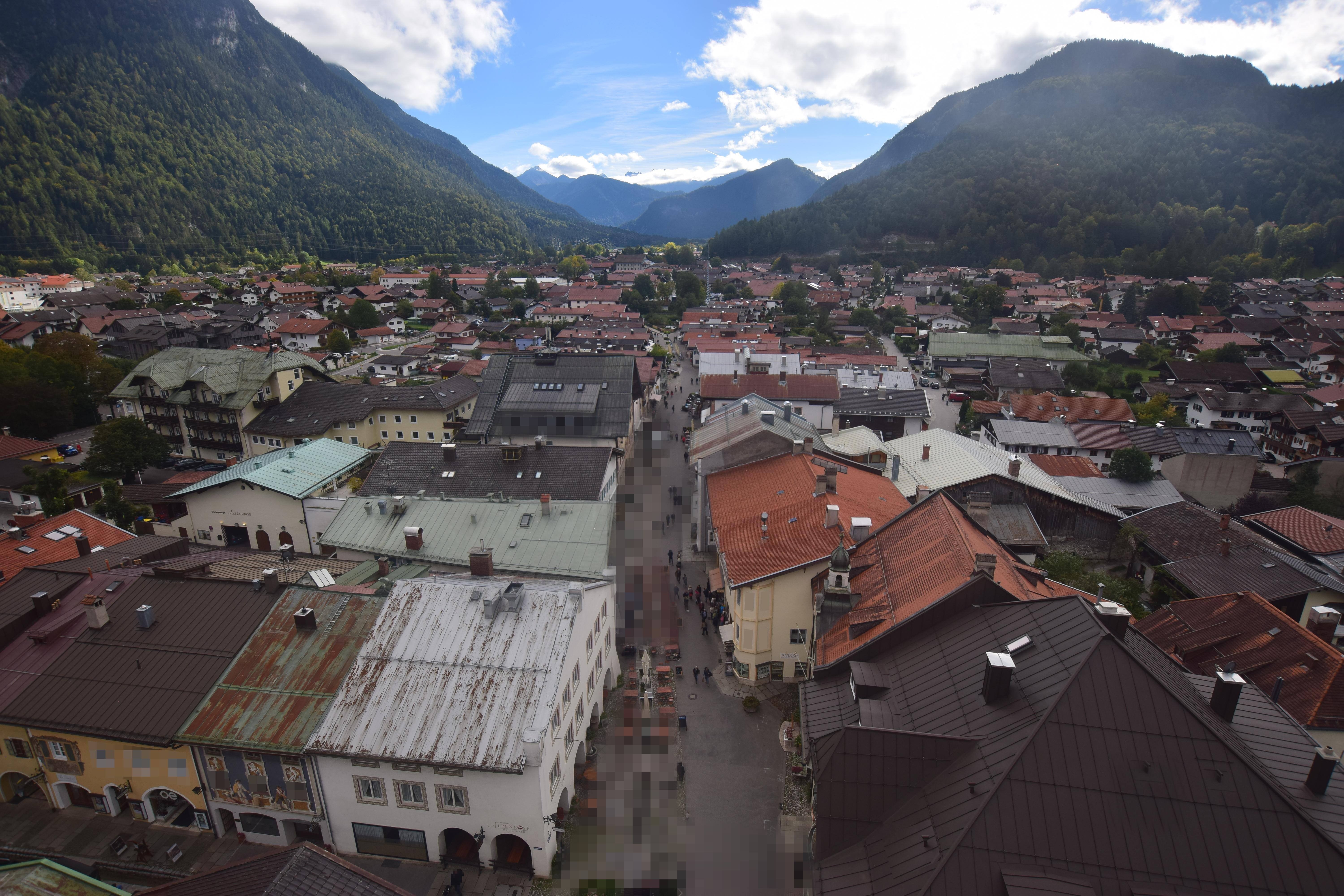 Archived image Webcam Karwendel Mittenwald - Church