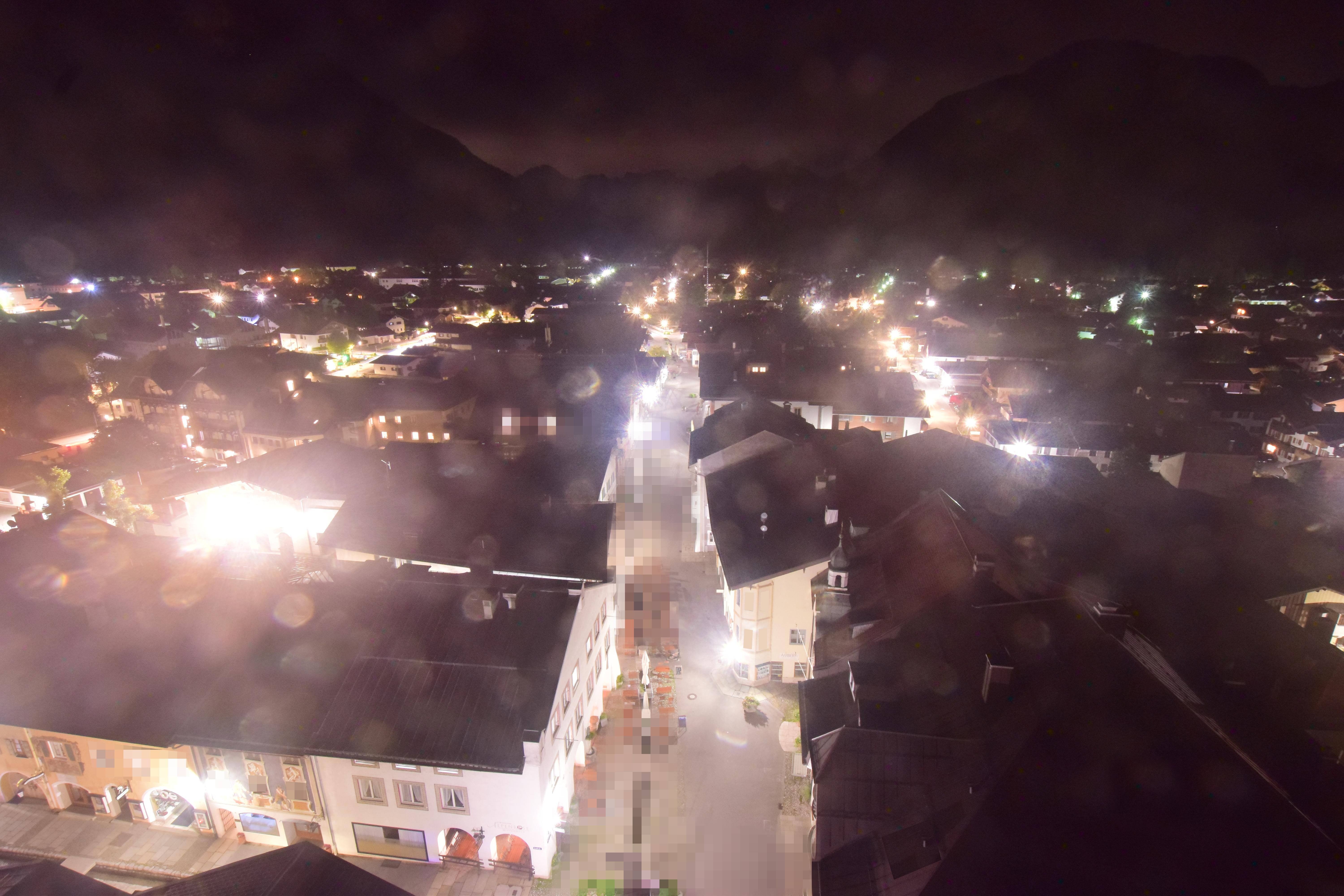 Archived image Webcam Karwendel Mittenwald - Church