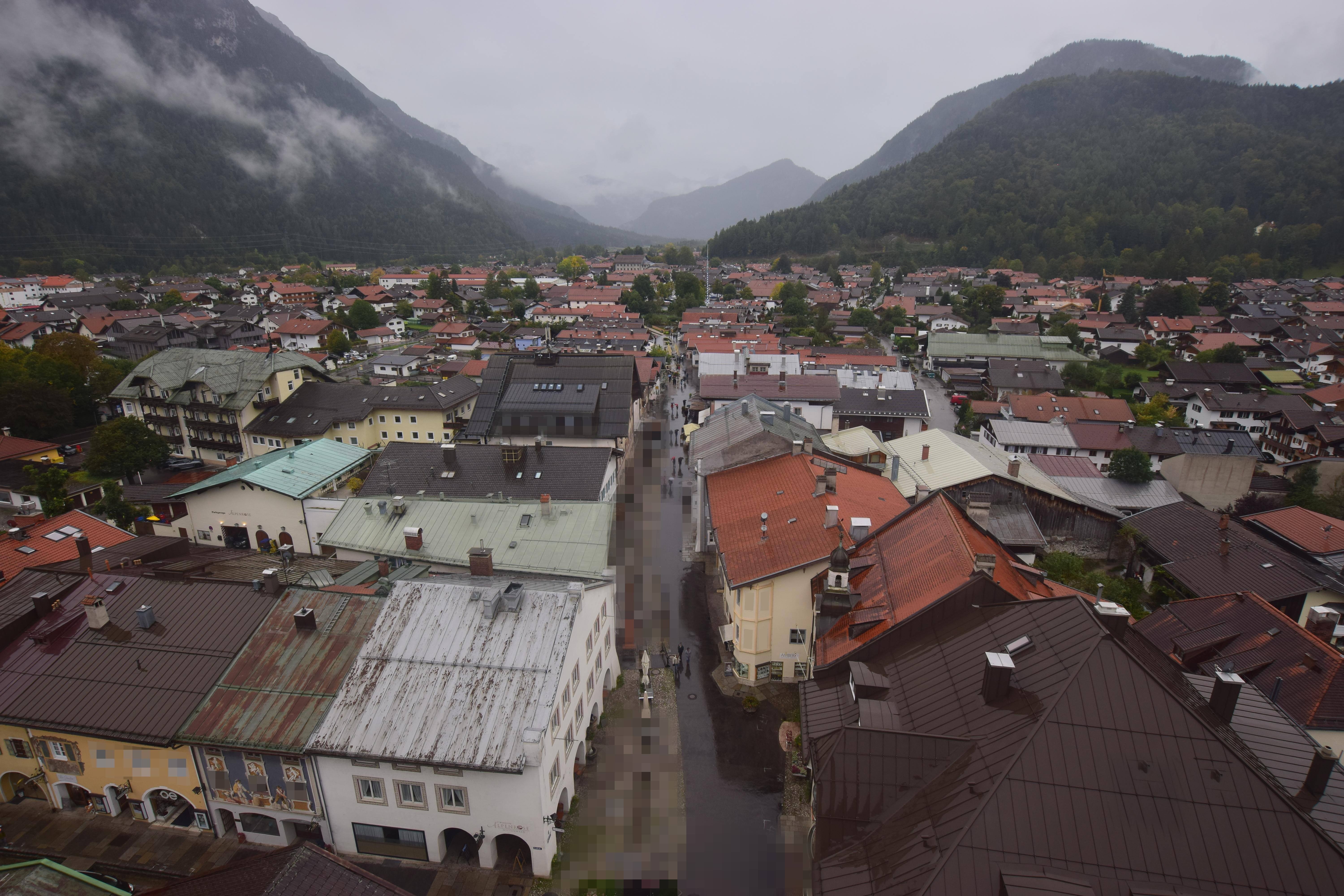 Archived image Webcam Karwendel Mittenwald - Church