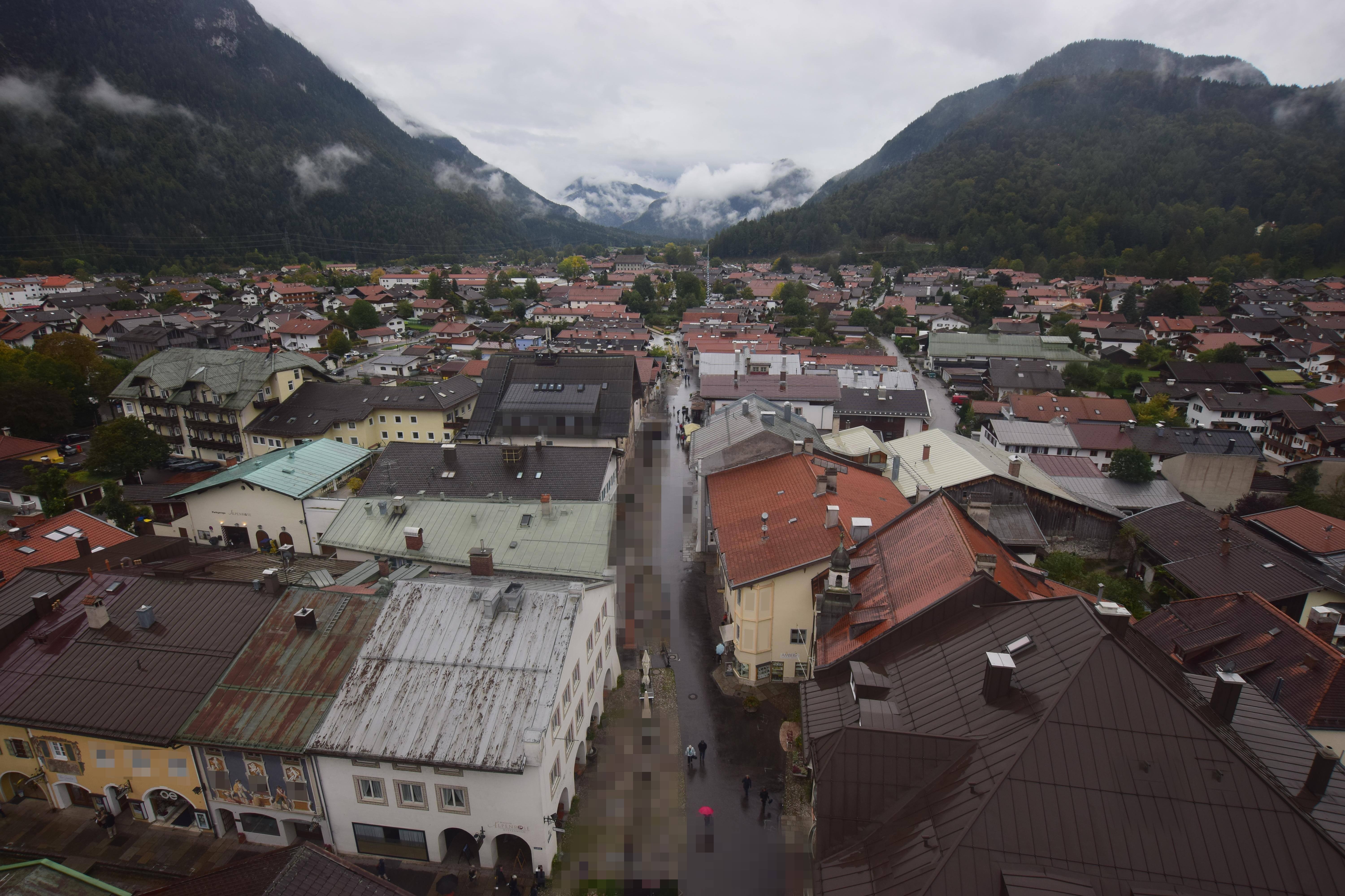Archived image Webcam Karwendel Mittenwald - Church