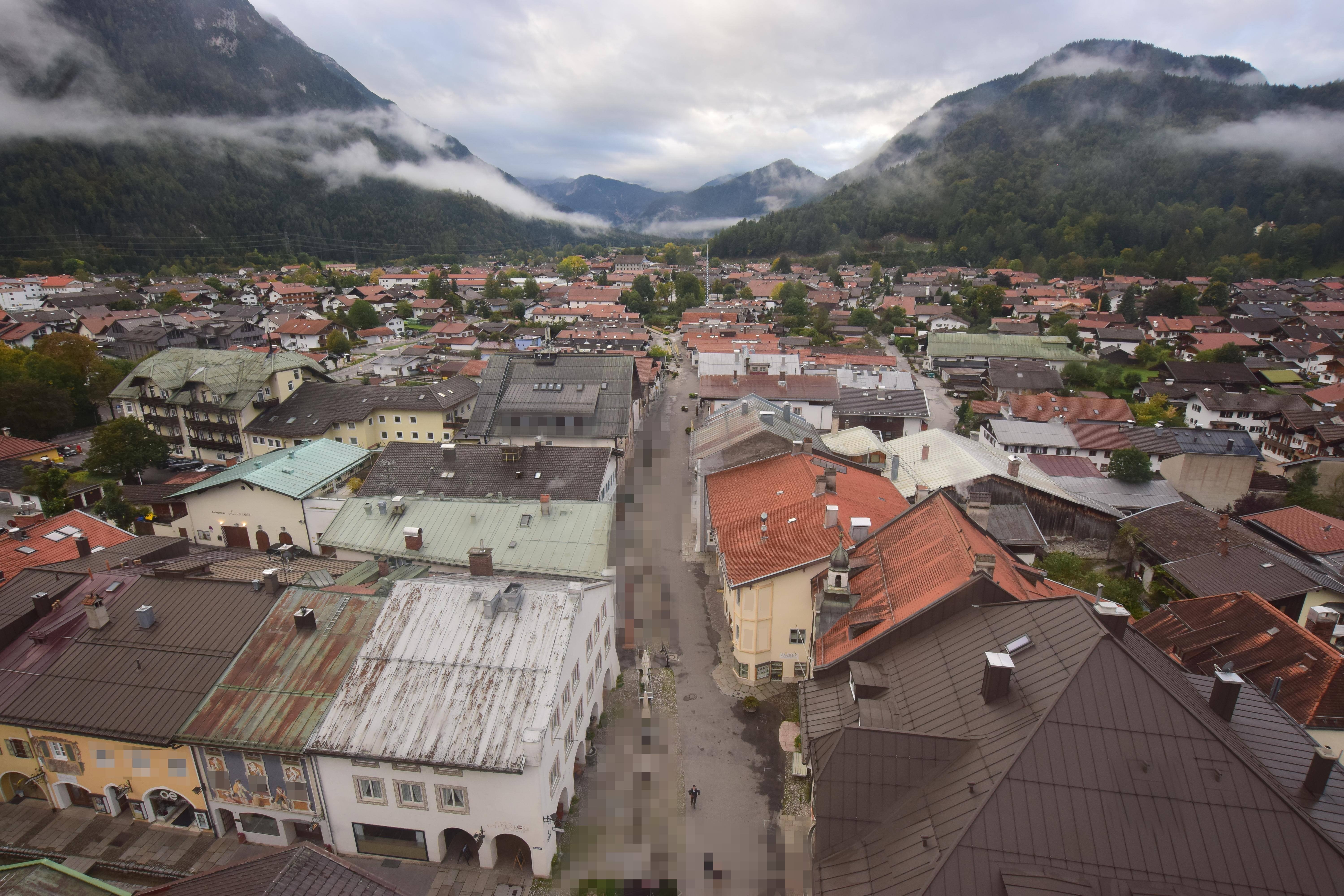 Archiv Foto Webcam Karwendel Mittenwald - Kirche