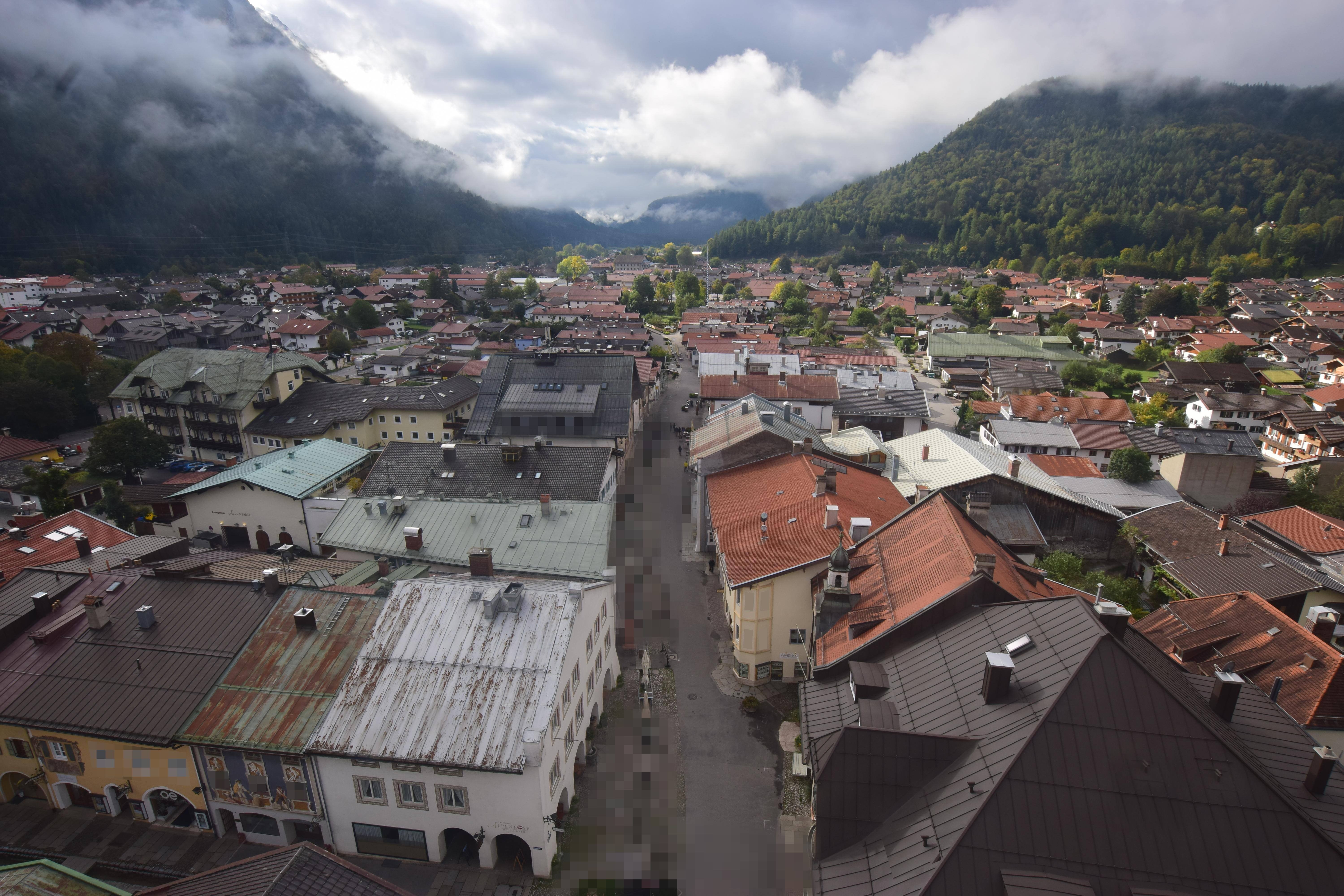 Archiv Foto Webcam Karwendel Mittenwald - Kirche