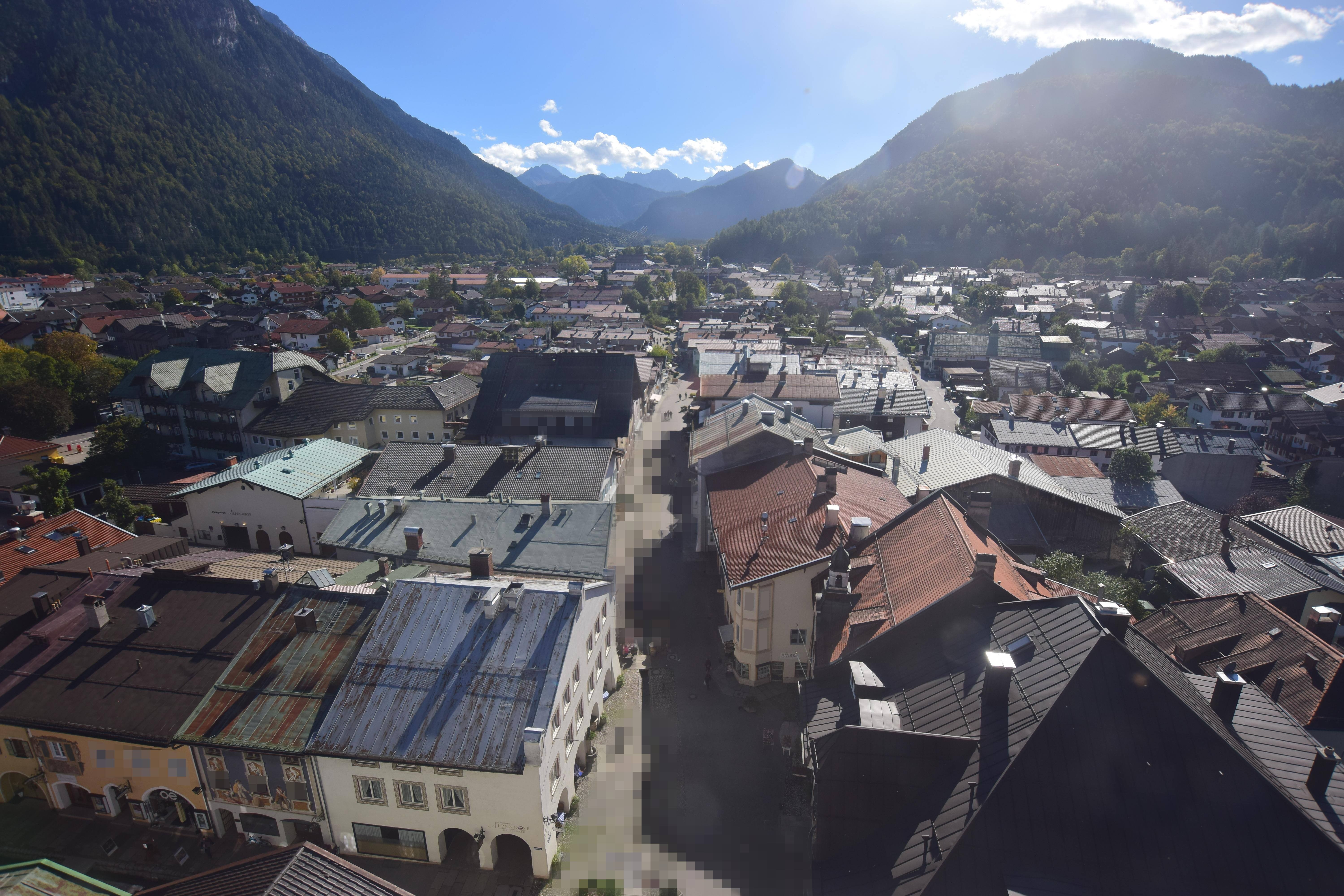 Archived image Webcam Karwendel Mittenwald - Church