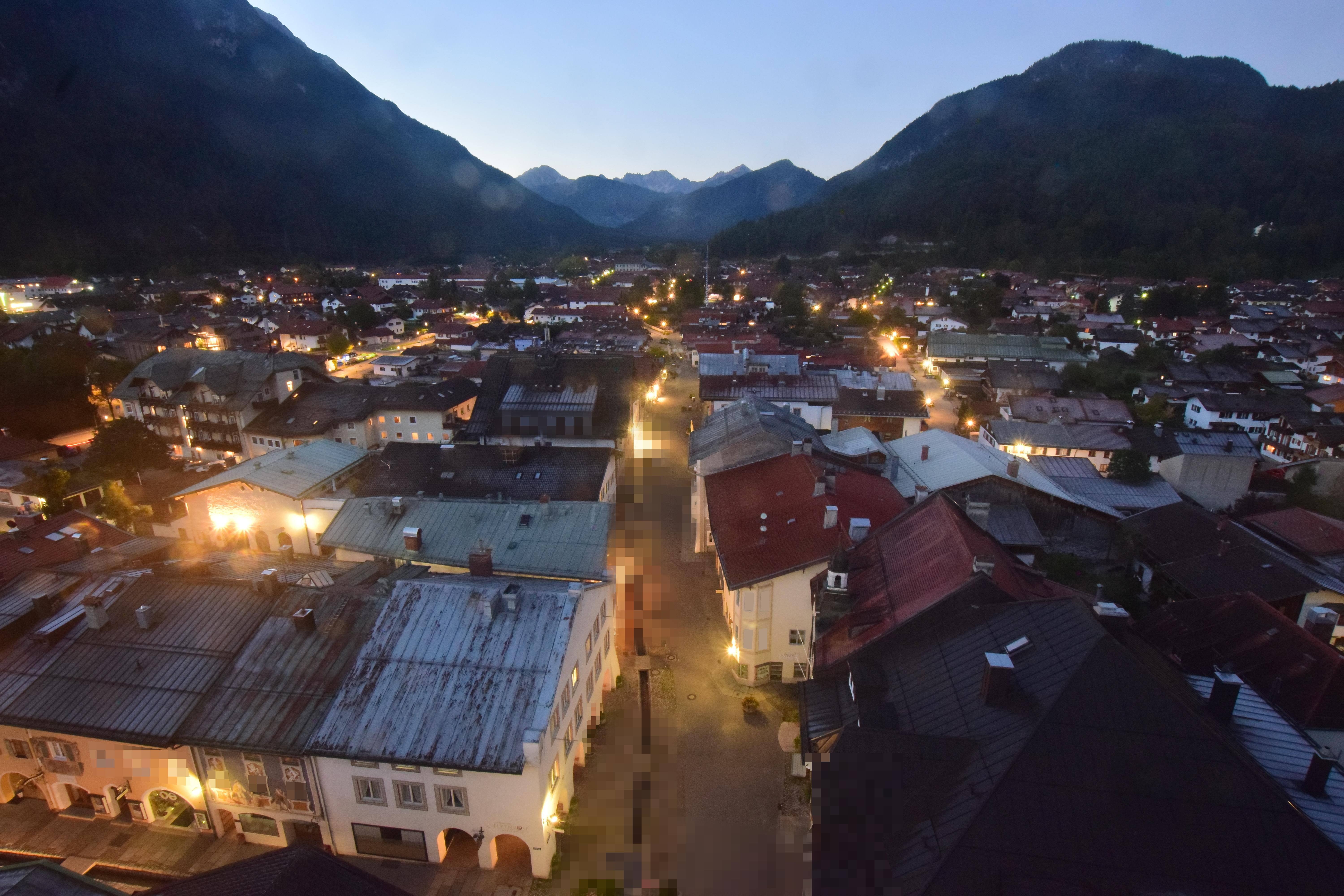 Archiv Foto Webcam Karwendel Mittenwald - Kirche