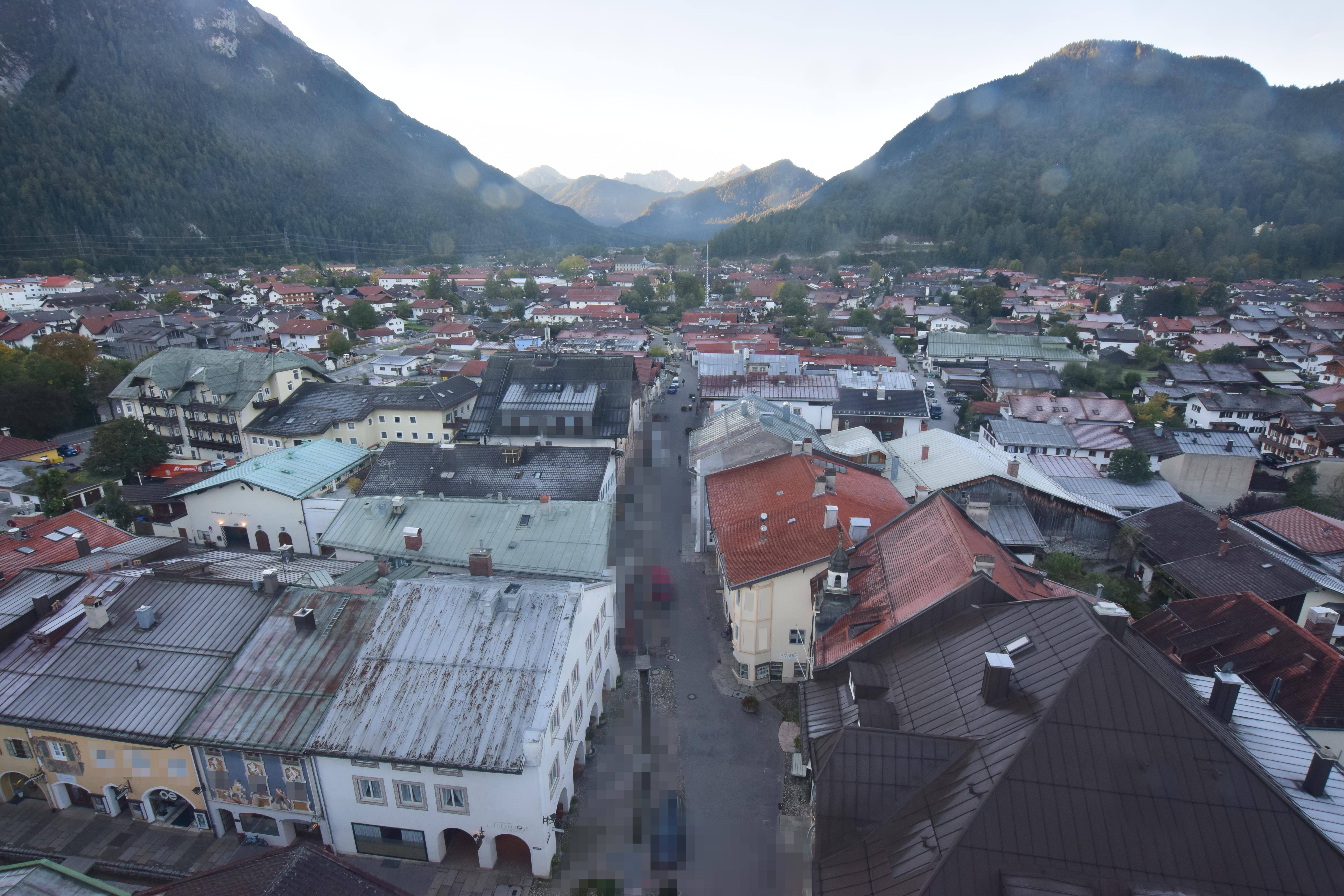 Archiv Foto Webcam Karwendel Mittenwald - Kirche