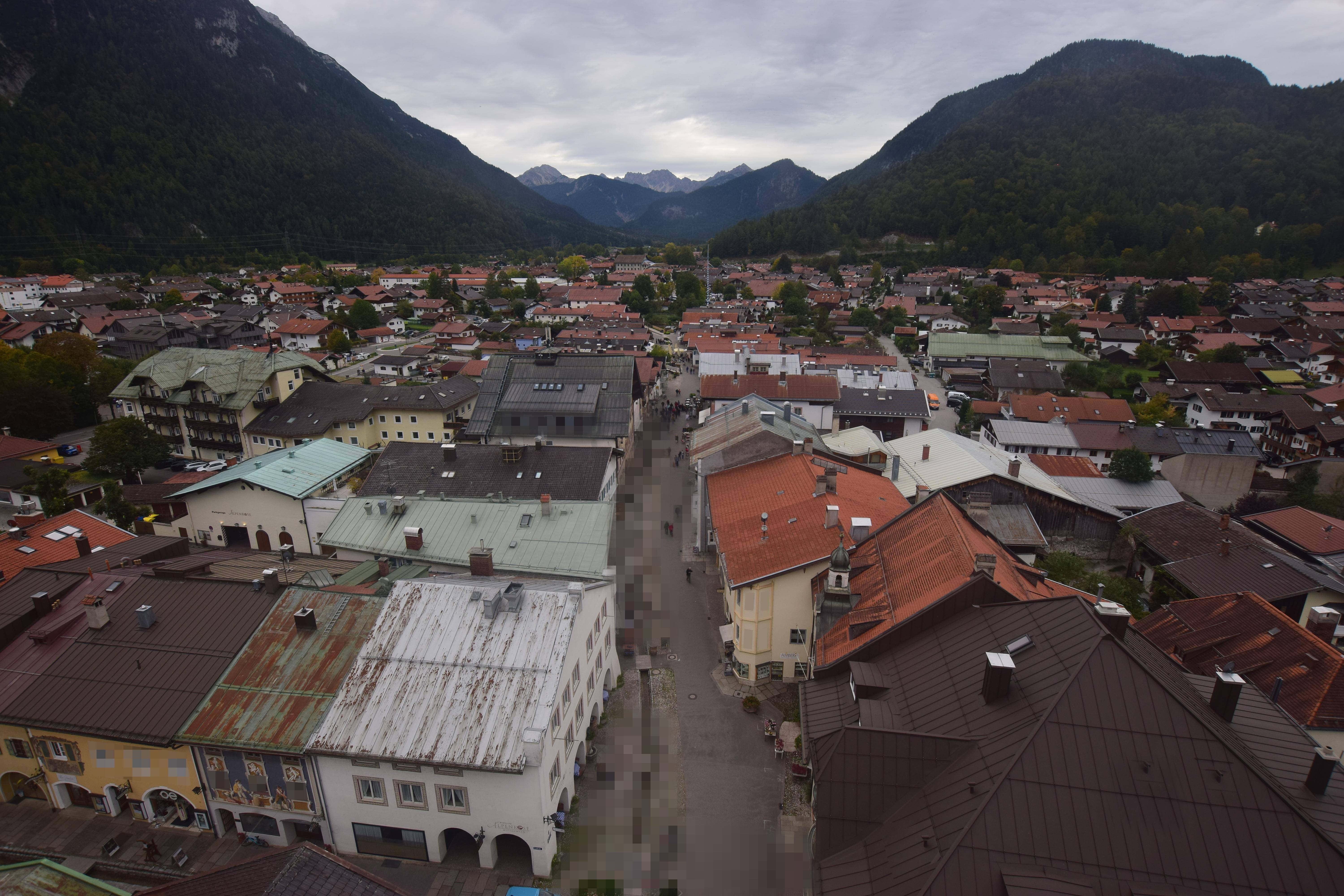 Archiv Foto Webcam Karwendel Mittenwald - Kirche