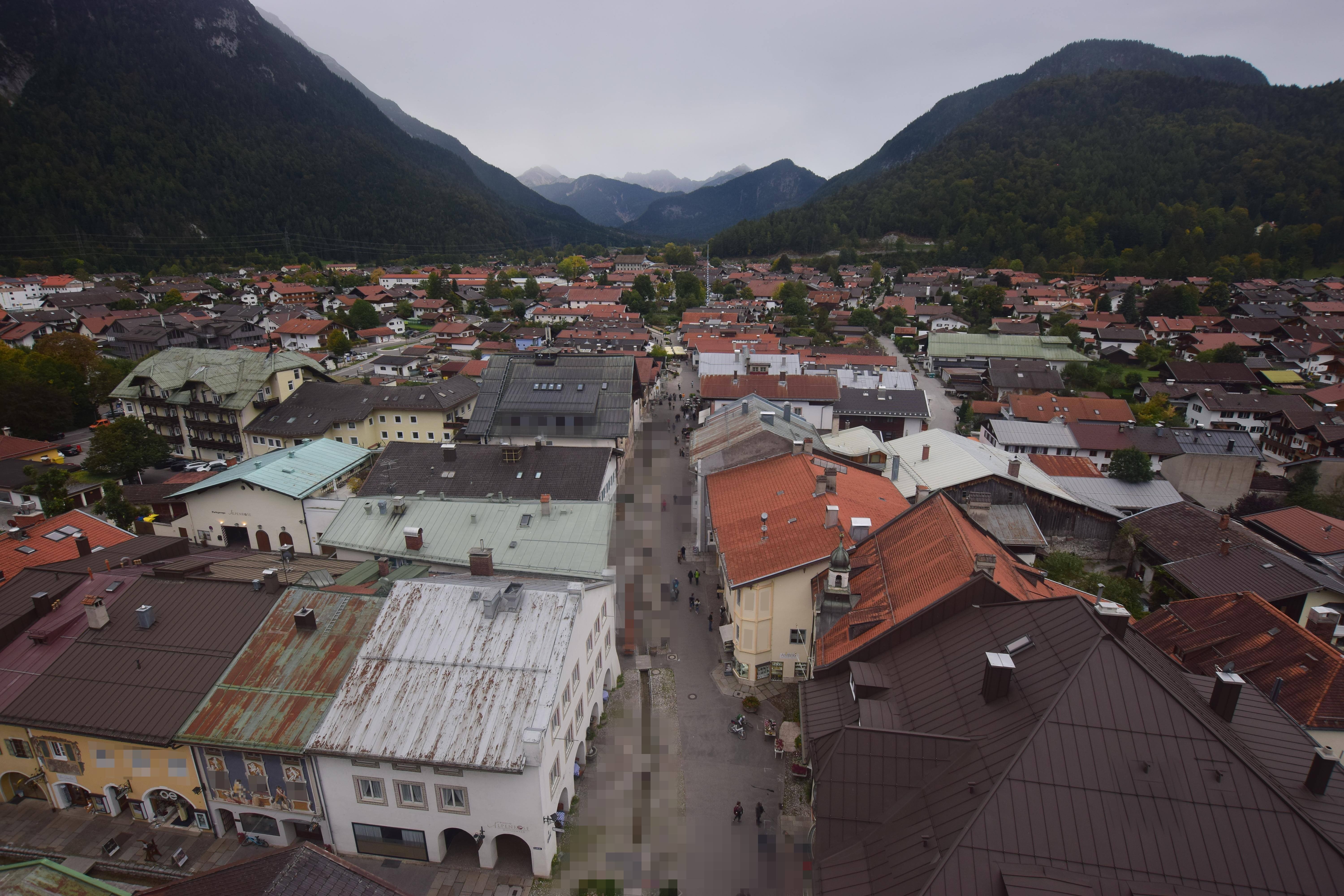Archiv Foto Webcam Karwendel Mittenwald - Kirche