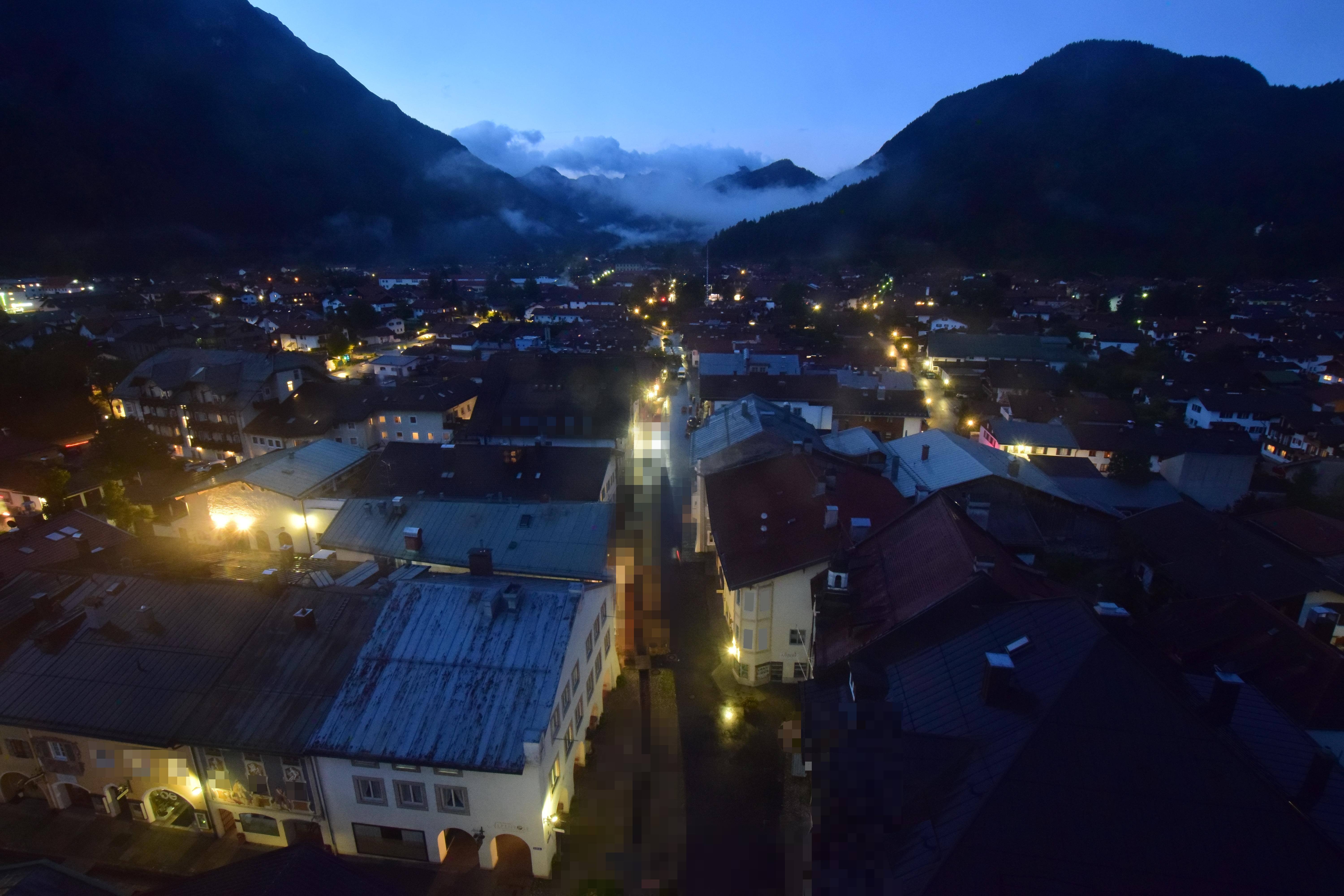 Archiv Foto Webcam Karwendel Mittenwald - Kirche