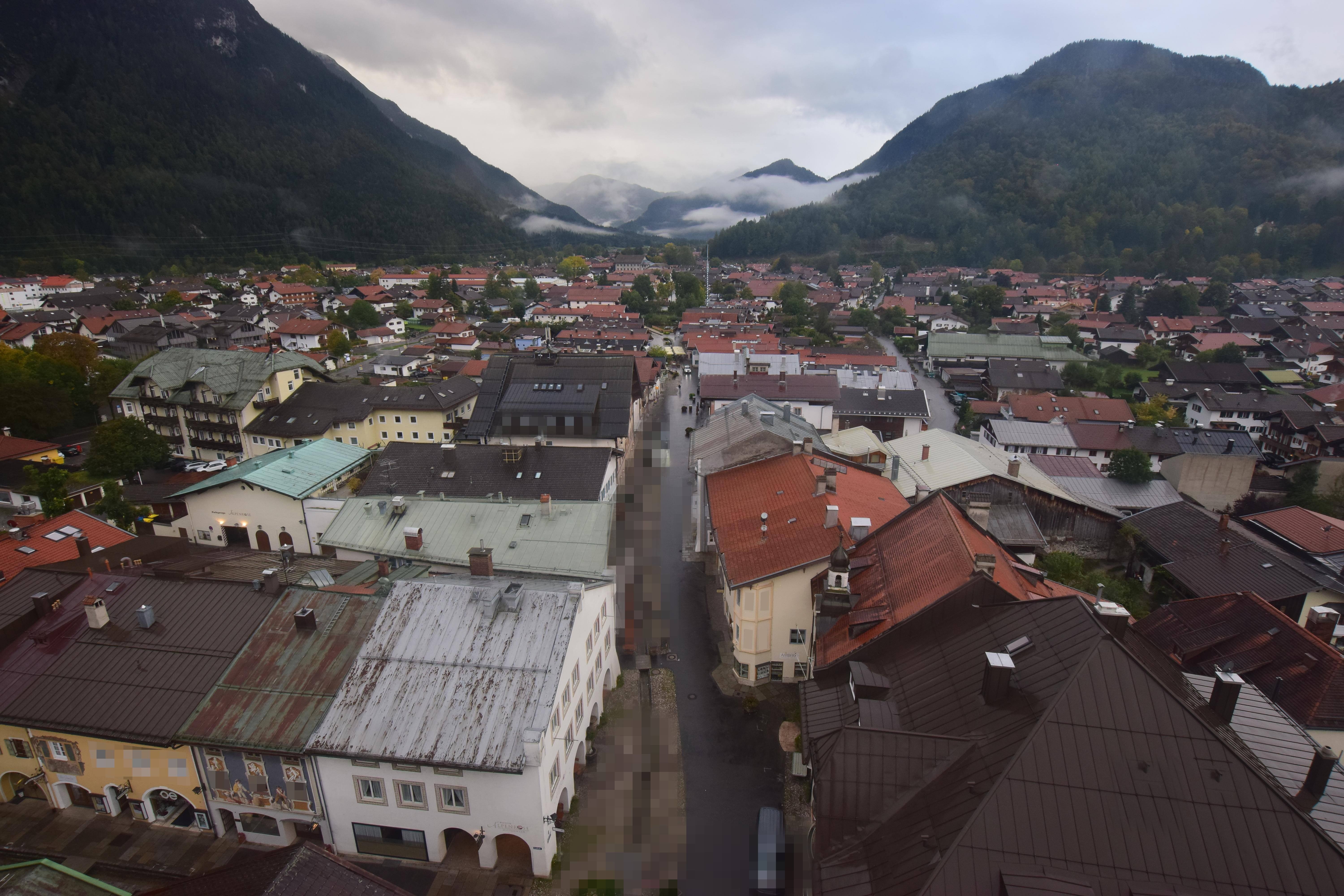 Archiv Foto Webcam Karwendel Mittenwald - Kirche