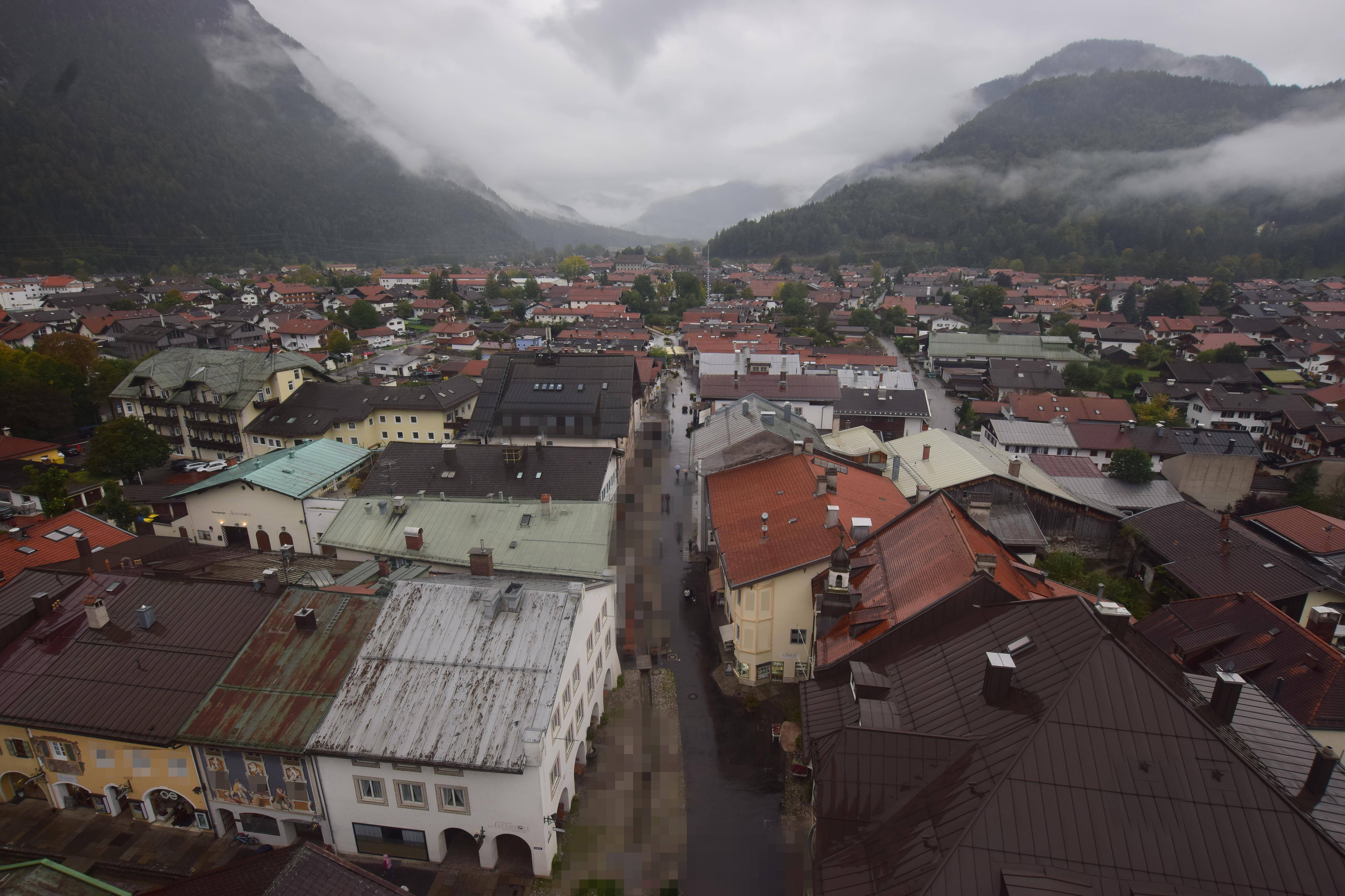 Archiv Foto Webcam Karwendel Mittenwald - Kirche