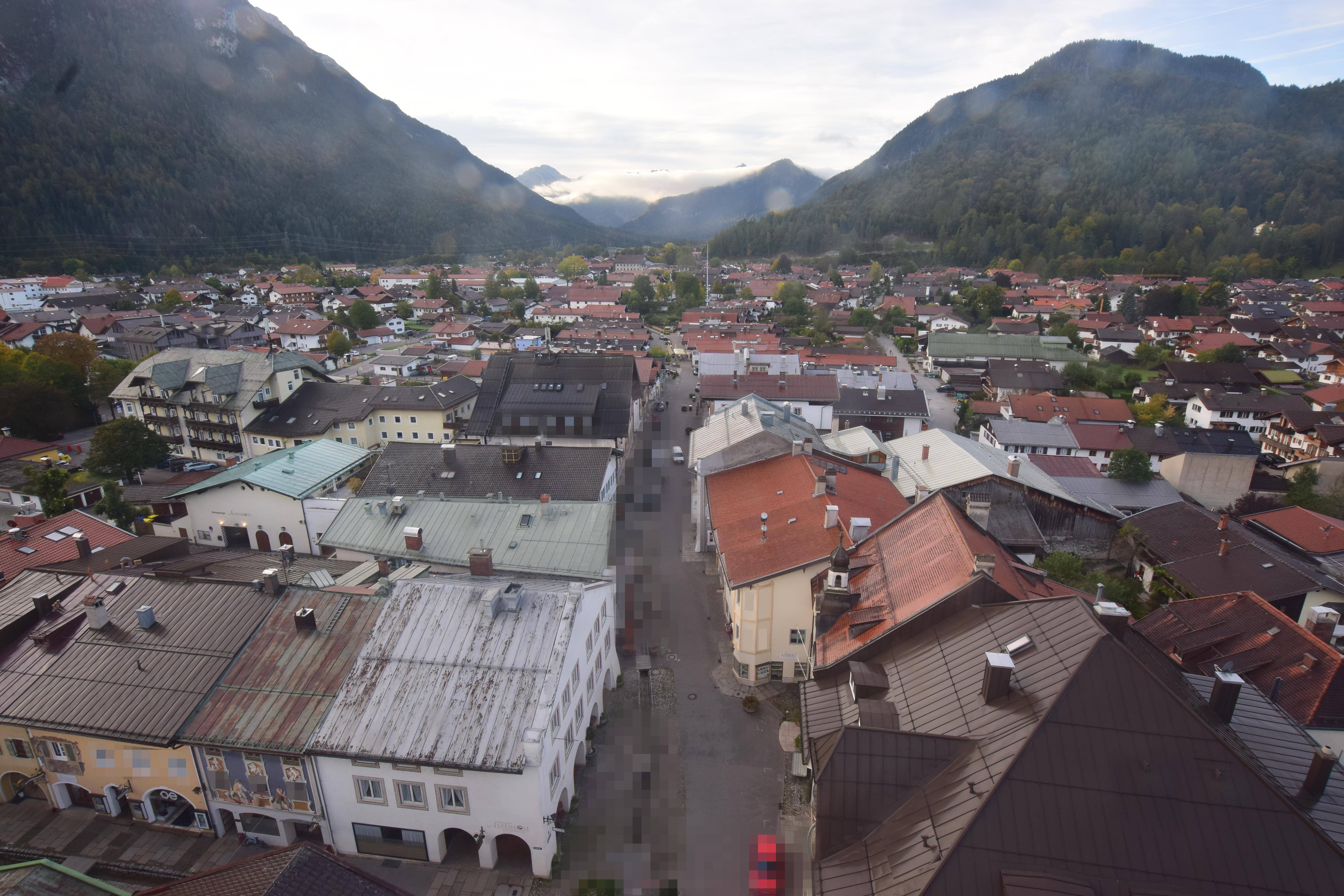 Archiv Foto Webcam Karwendel Mittenwald - Kirche