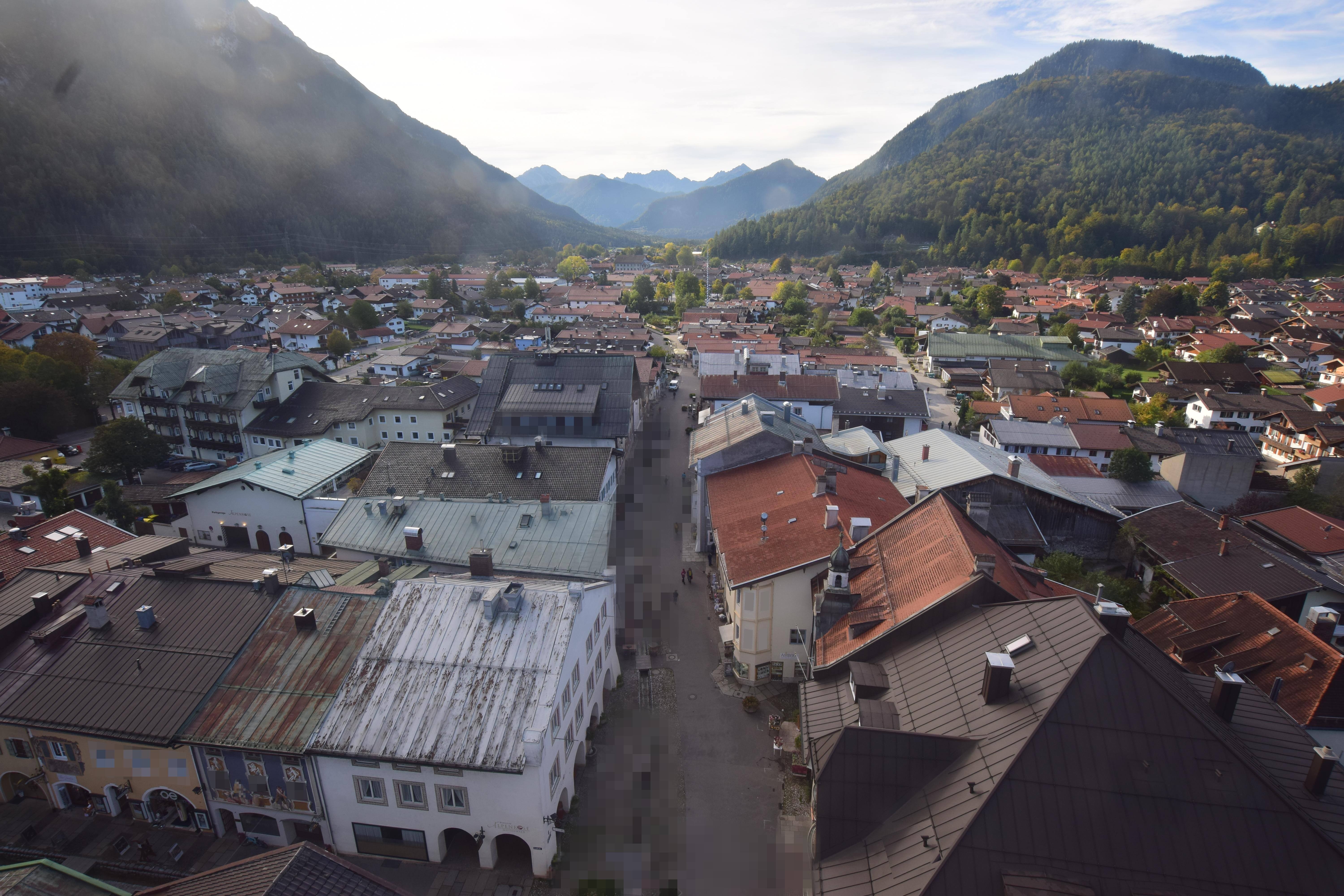 Archiv Foto Webcam Karwendel Mittenwald - Kirche