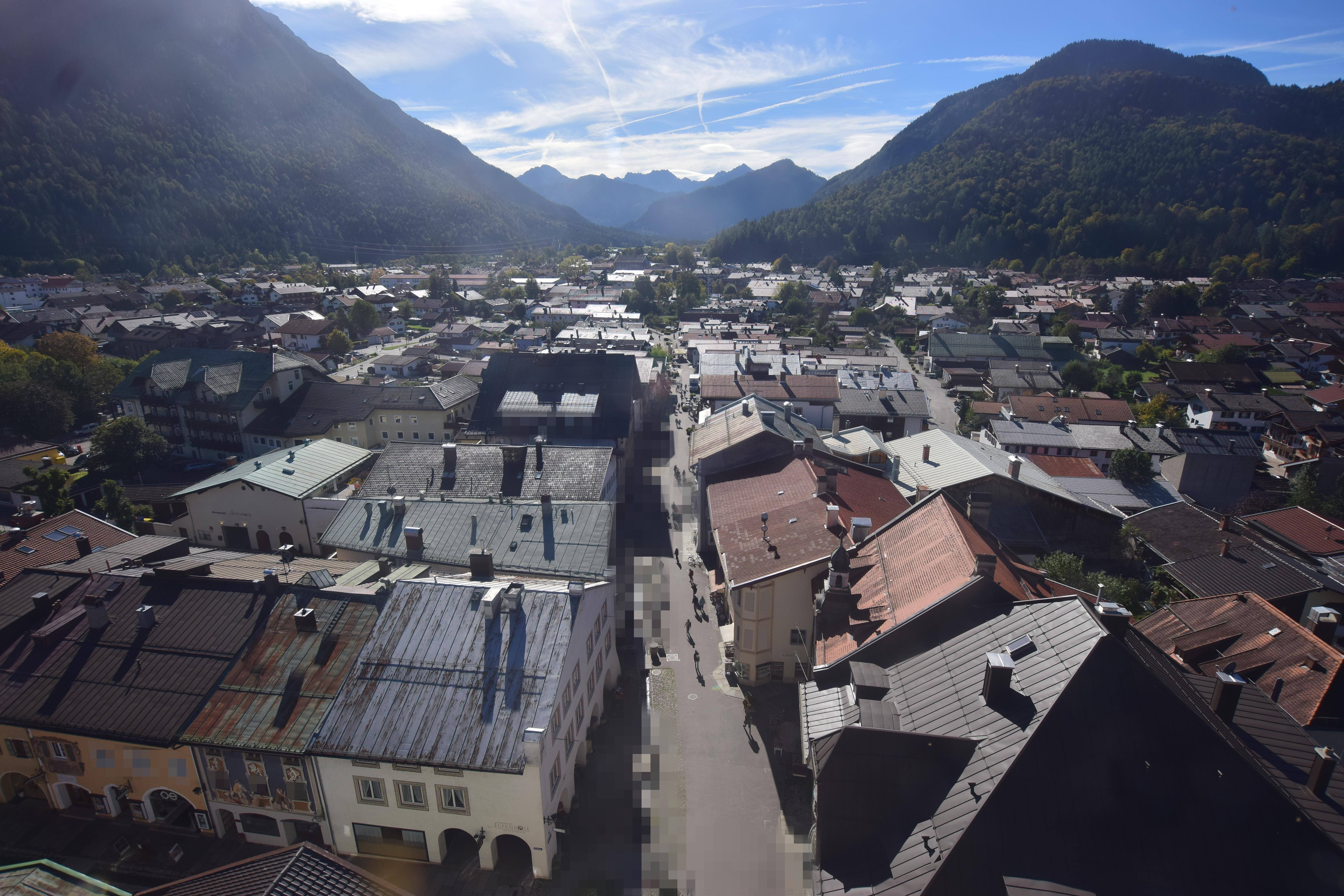 Archiv Foto Webcam Karwendel Mittenwald - Kirche