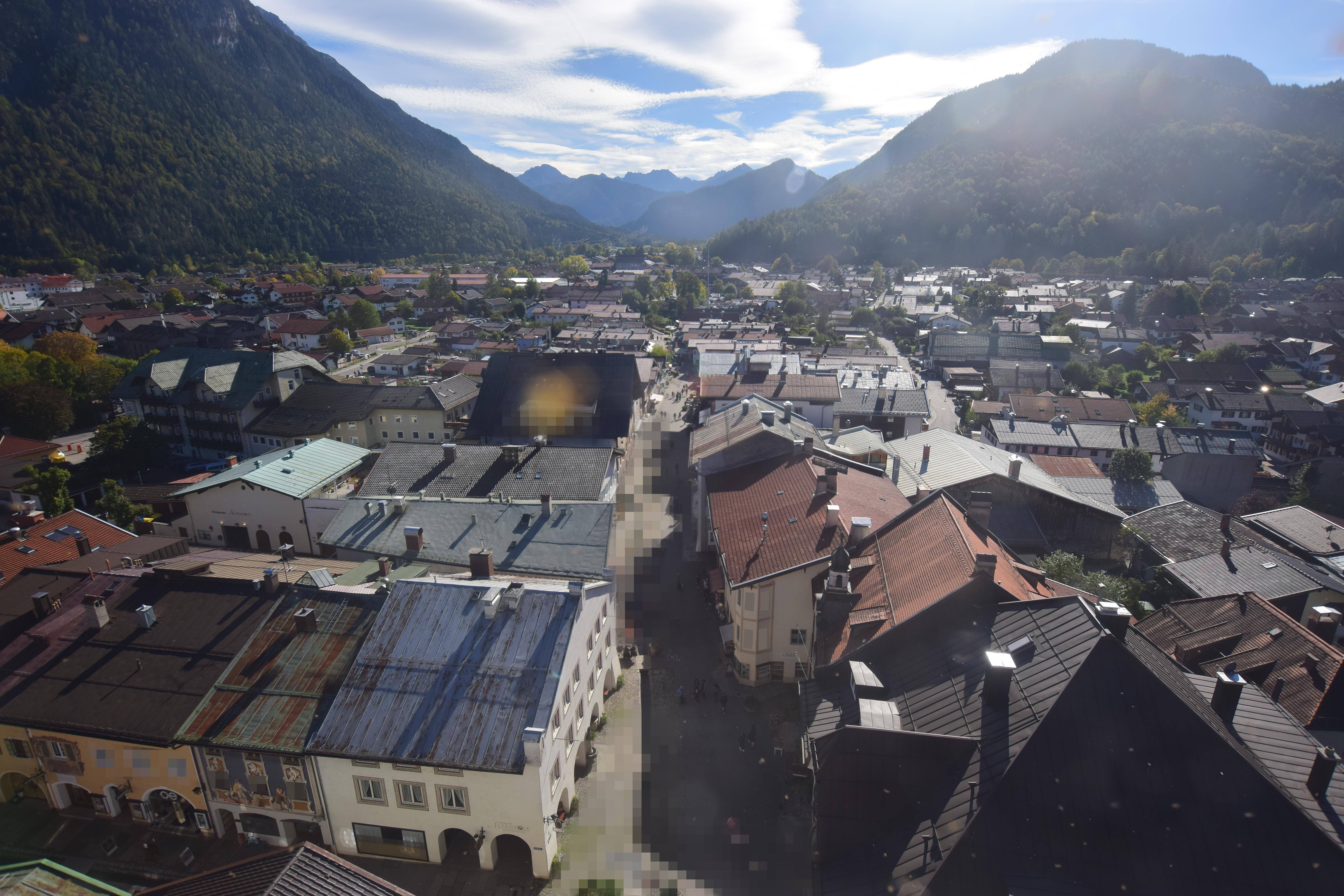 Archiv Foto Webcam Karwendel Mittenwald - Kirche