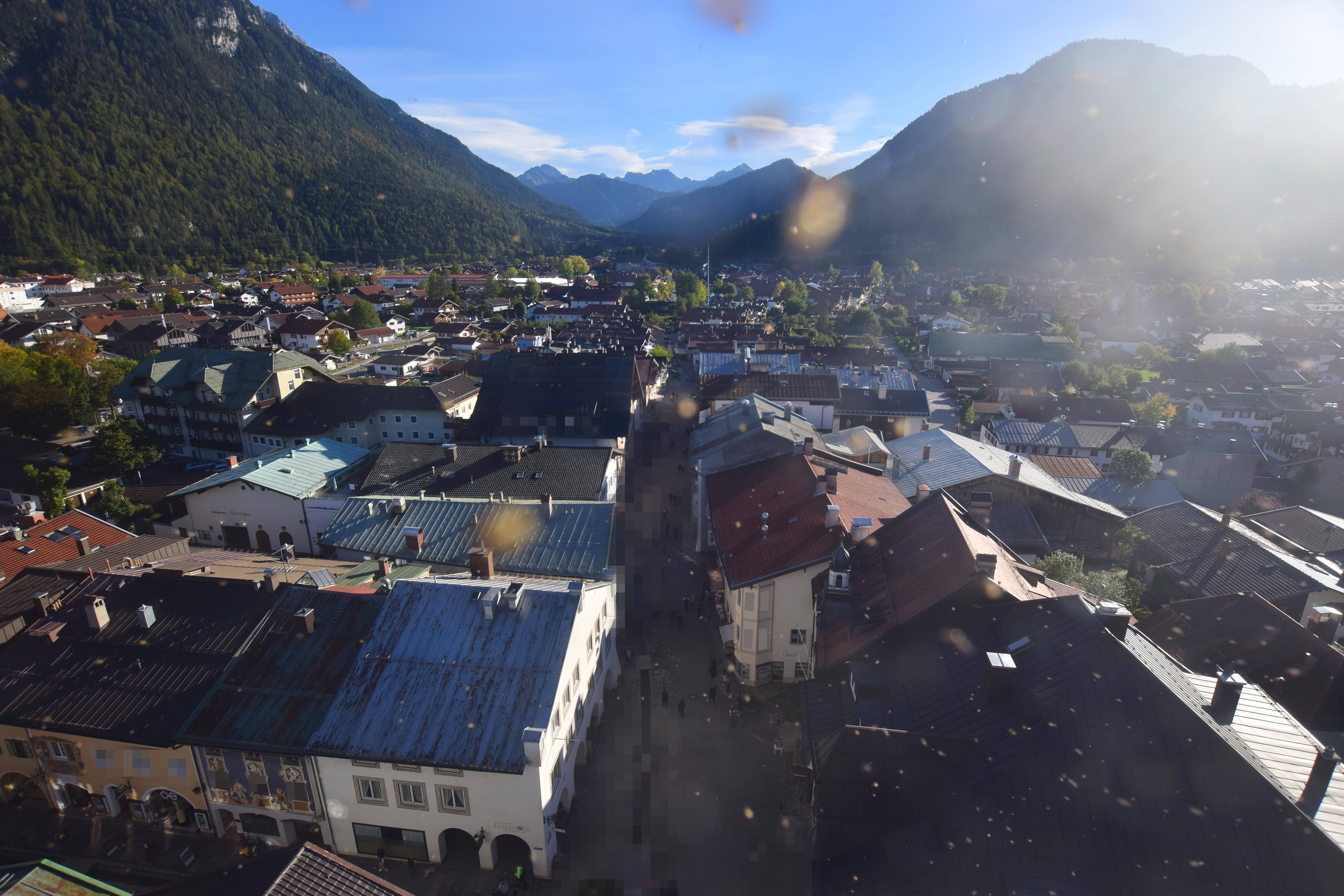 Archiv Foto Webcam Karwendel Mittenwald - Kirche
