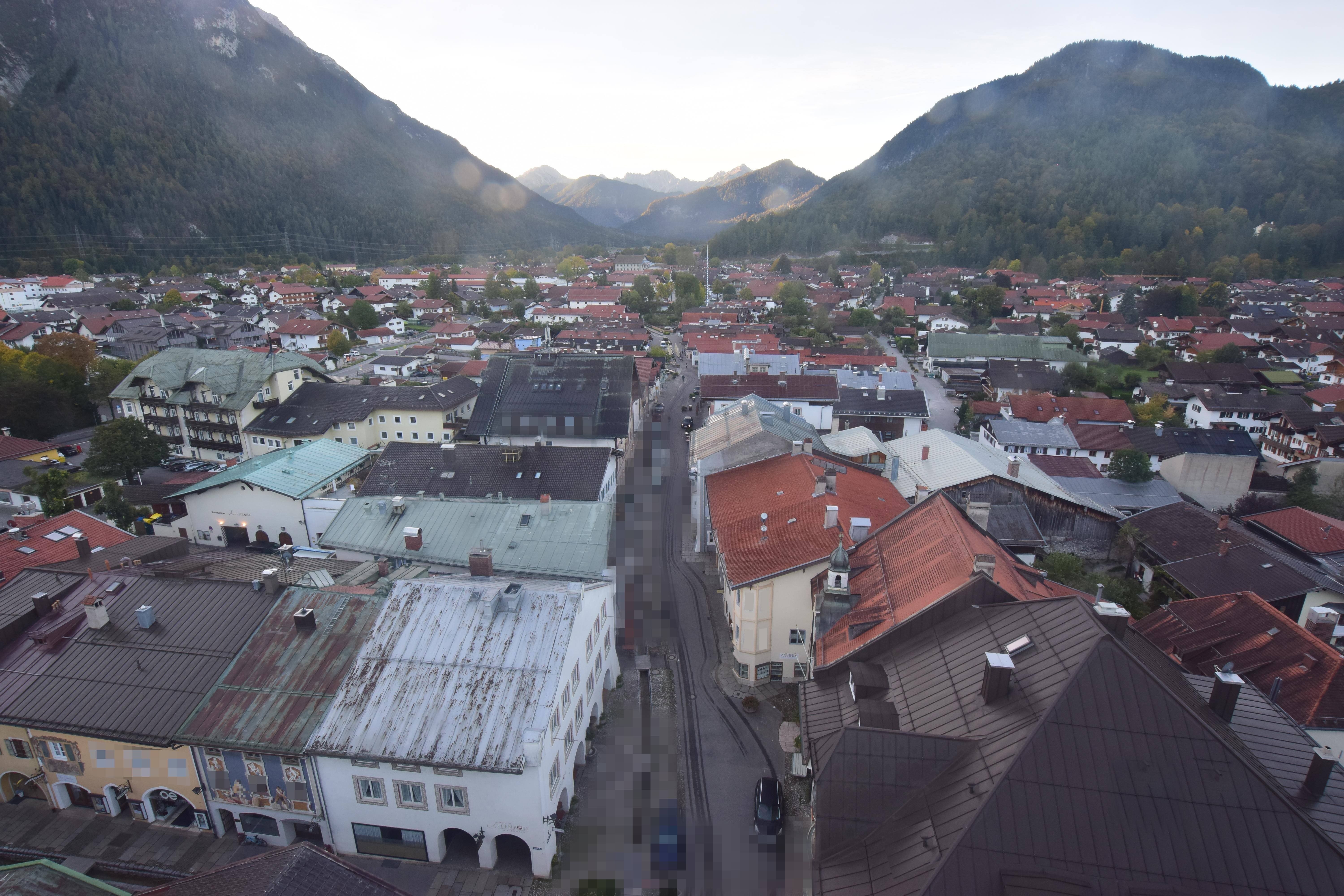 Archiv Foto Webcam Karwendel Mittenwald - Kirche