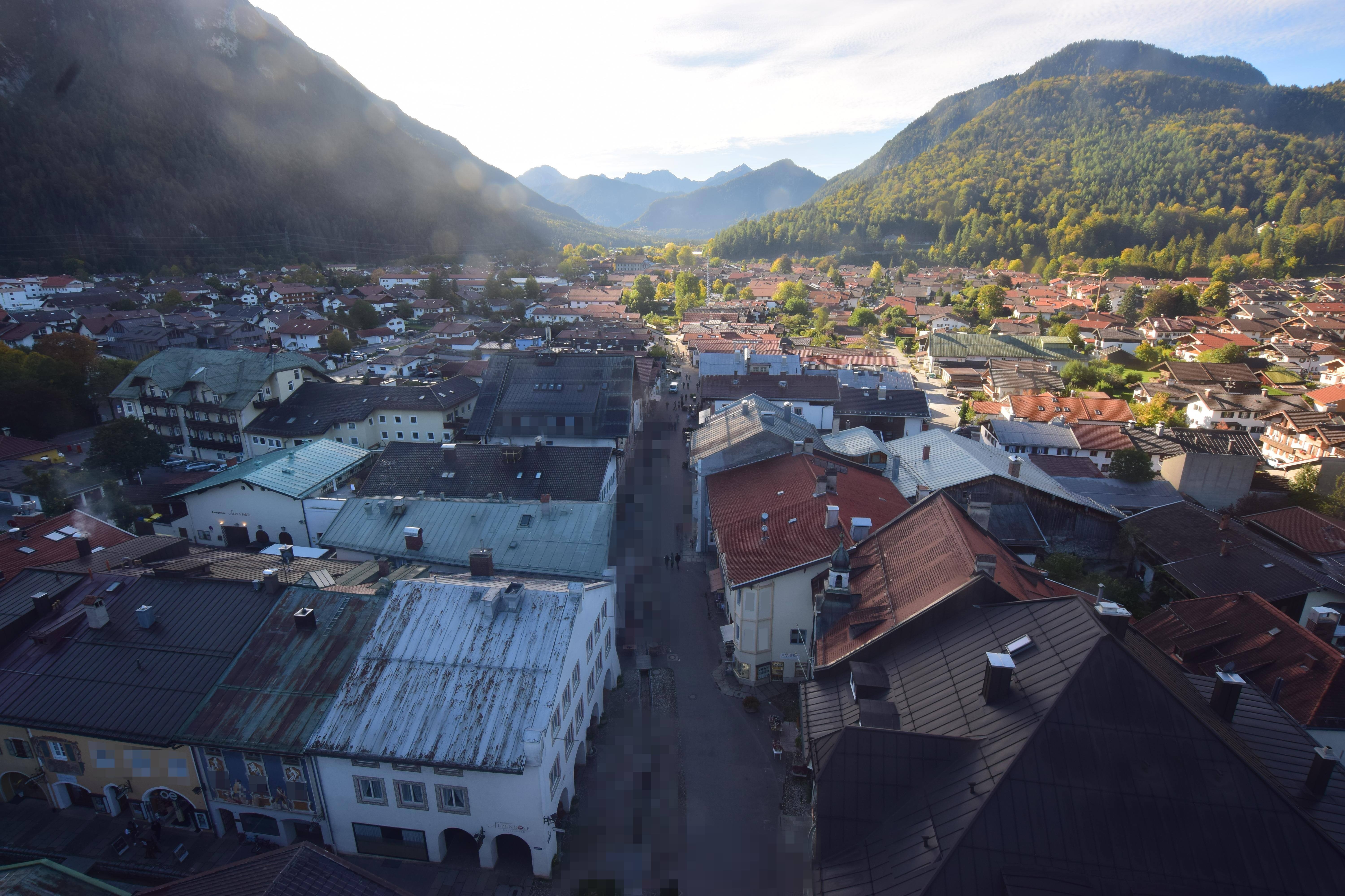 Archiv Foto Webcam Karwendel Mittenwald - Kirche