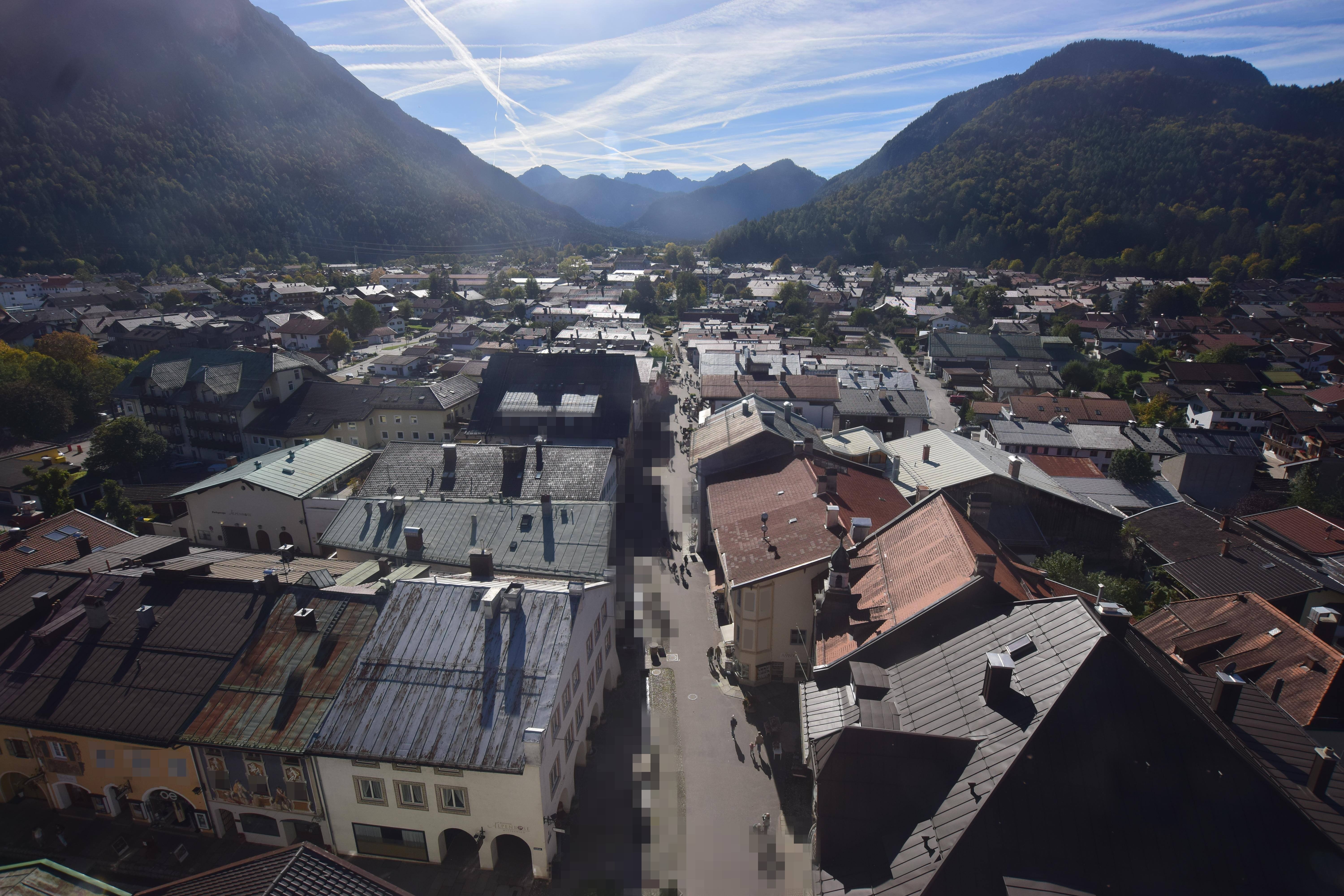 Archiv Foto Webcam Karwendel Mittenwald - Kirche