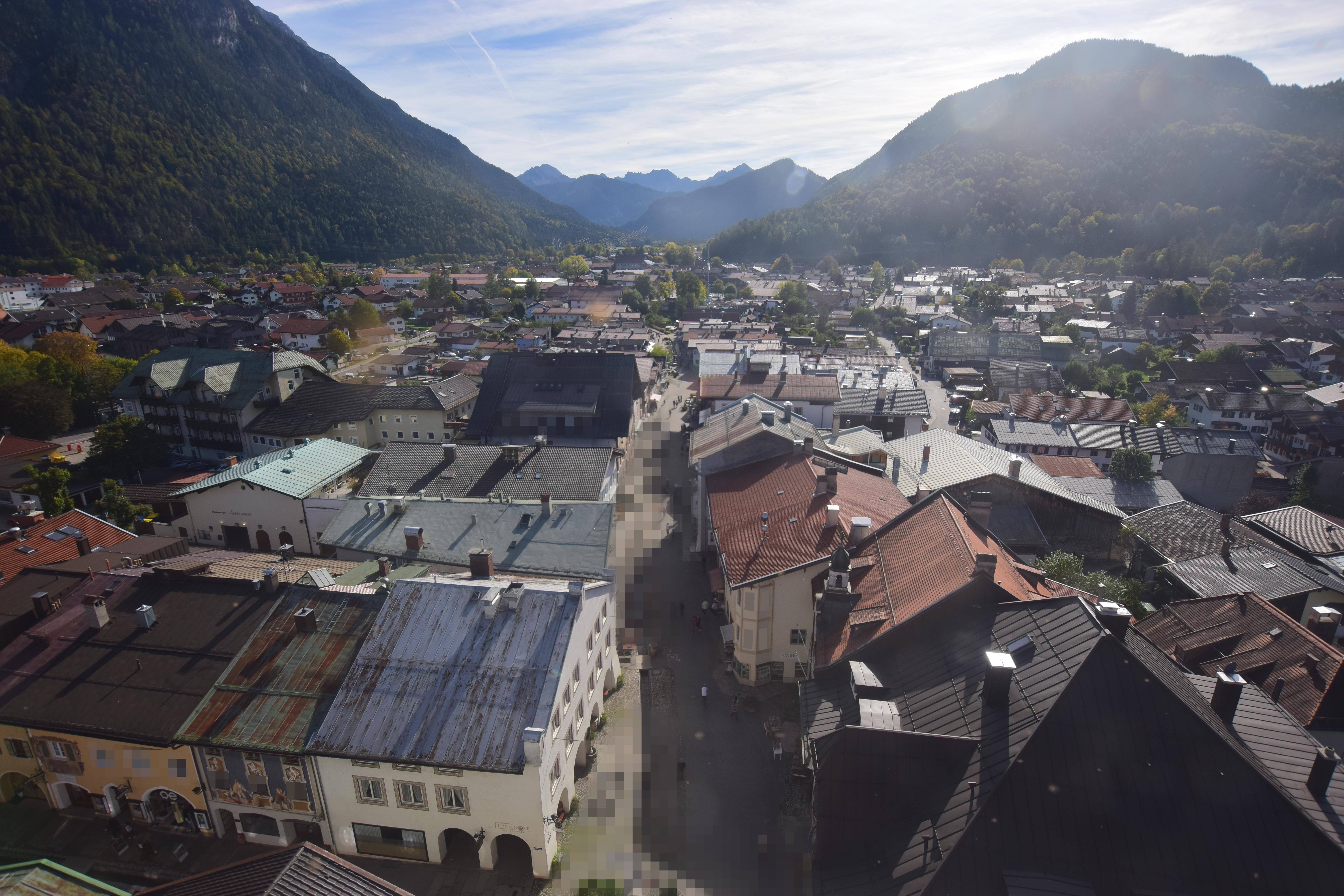 Archiv Foto Webcam Karwendel Mittenwald - Kirche