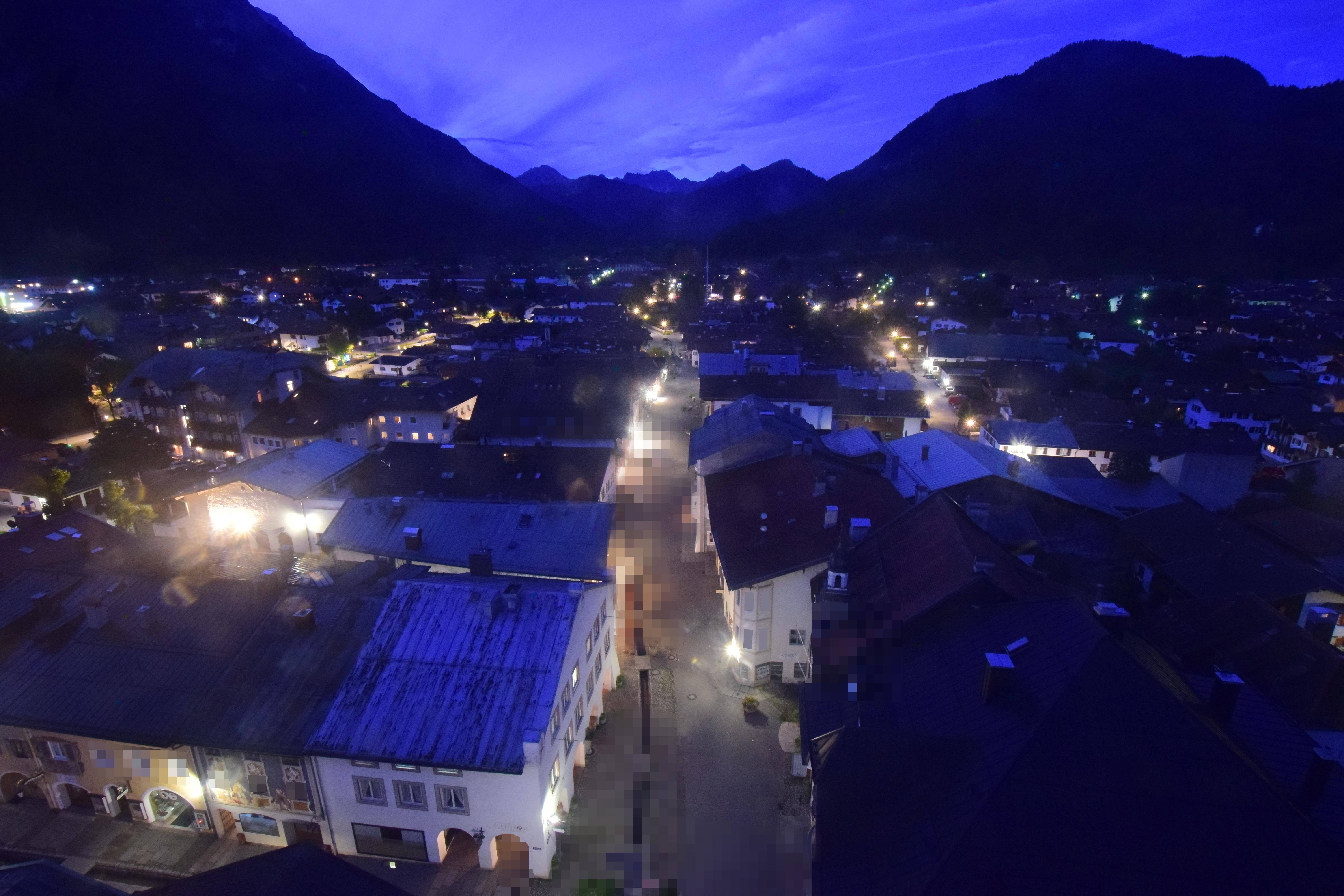 Archiv Foto Webcam Karwendel Mittenwald - Kirche