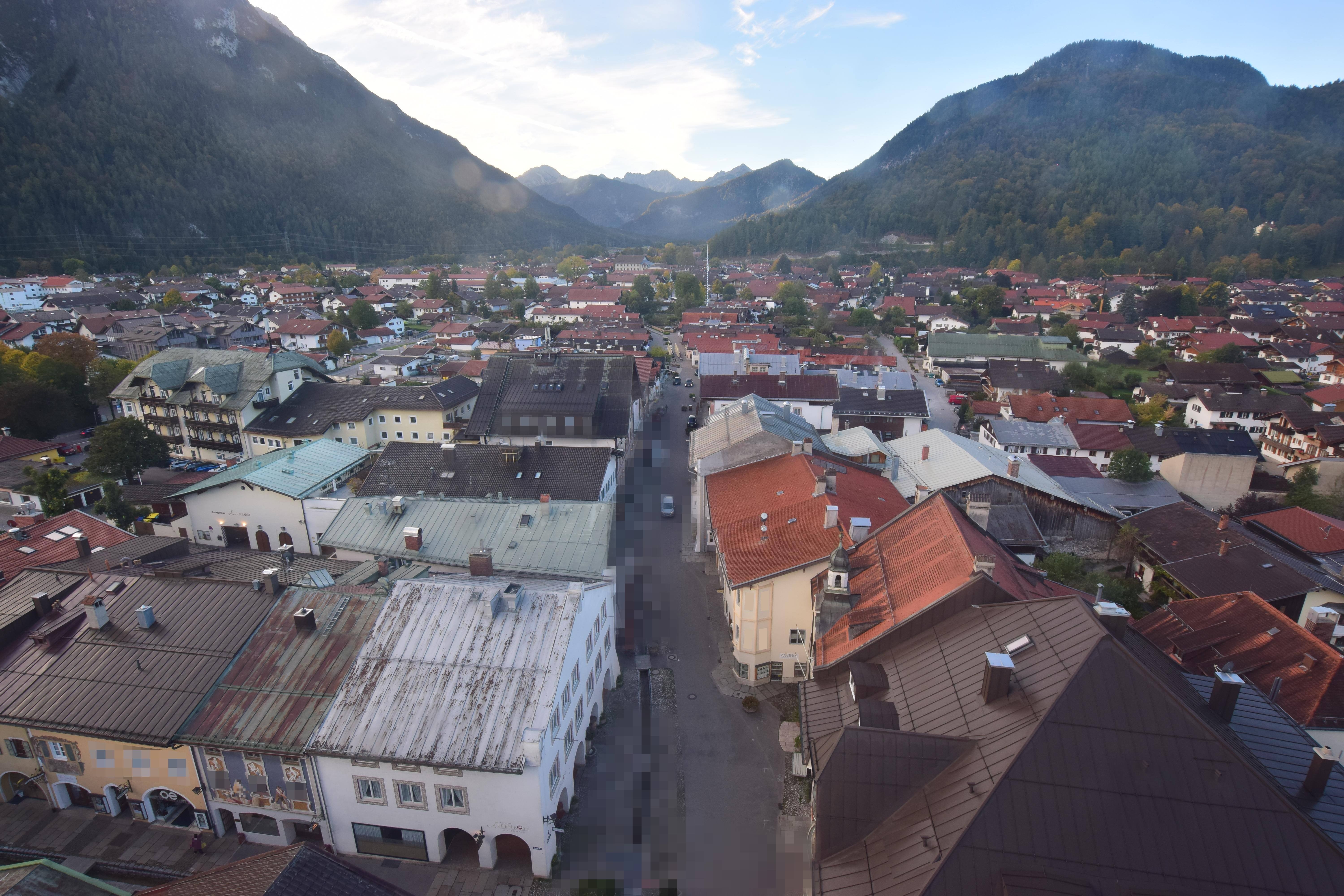 Archiv Foto Webcam Karwendel Mittenwald - Kirche